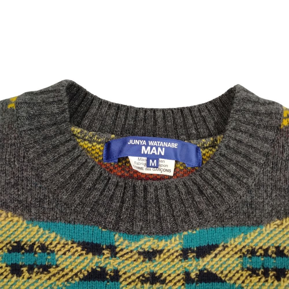 Junya Watanabe Sweater Native American pattern wool knit Multicolor Size US M / EU 48-50 / 2 - 4 Thumbnail