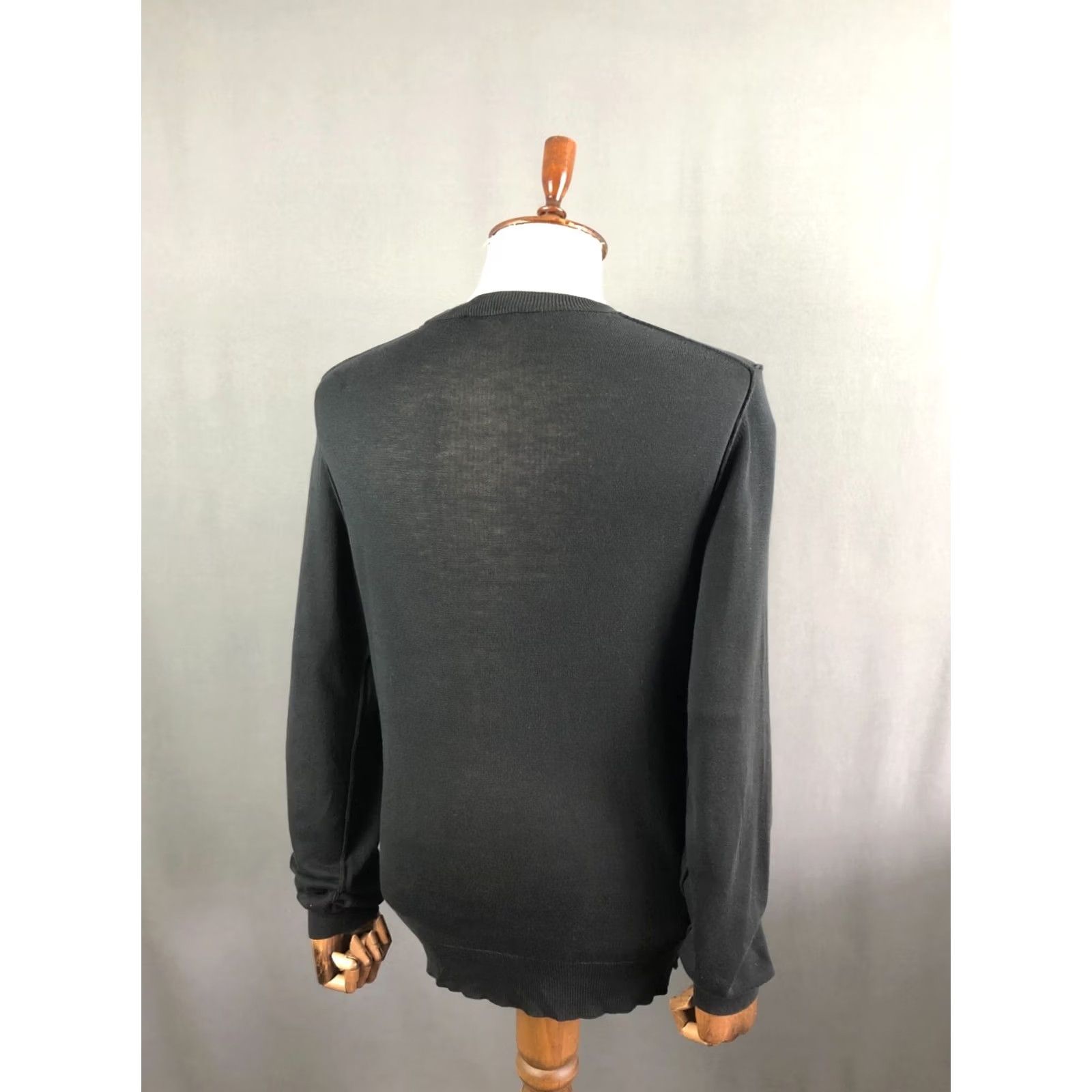 Dolce & Gabbana Dolce&Gabbana Jumper Men Size 48 Cotton Black Size US M / EU 48-50 / 2 - 3 Thumbnail