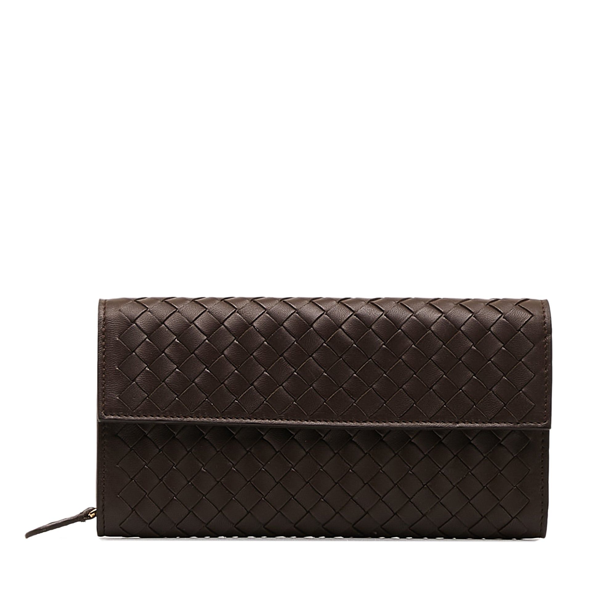 Bottega Veneta BOTTEGA VENETA Intrecciato Long Wallet Long Wallets