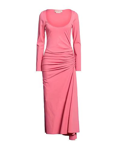 Image of Marni O1W1Db10524 Blend Midi Dress In Pink, Women's (Size 2XL)