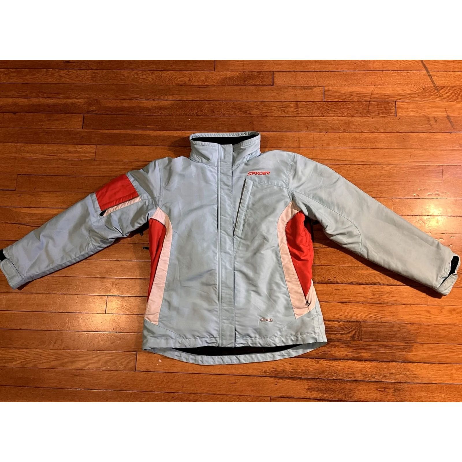Spyder VINTAGE Spyder Xscap 3 In 1 Zip Out Fleece Lining XT Ski Jacket Ladies 14 Blue Size XL / US 12-14 / IT 48-50 - 2 Thumbnail