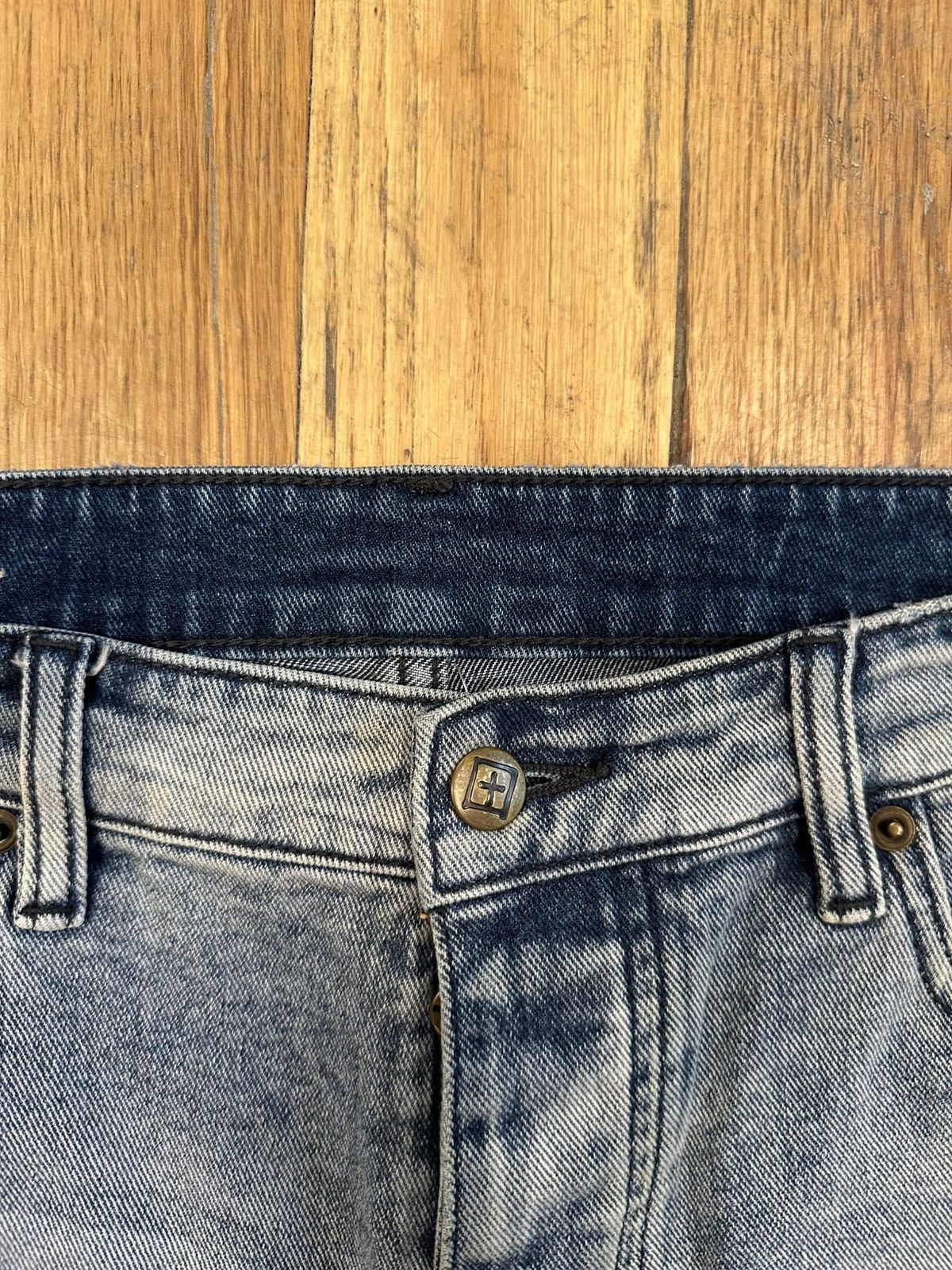 Ksubi Ksubi Knee Distress Blue Denim Jeans Size 34 Size US 34 / EU 50 - 3 Thumbnail