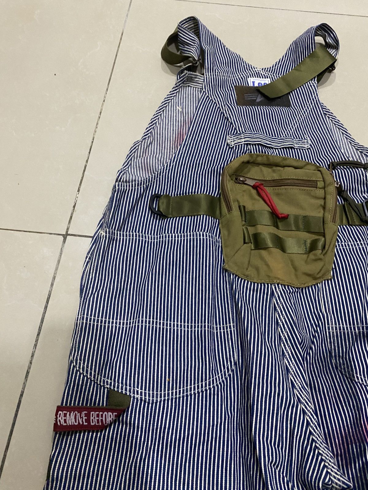 Lee Lee X Alpha Industries Super Rare Collection Overalls Size US 36 / EU 52 - 7 Thumbnail