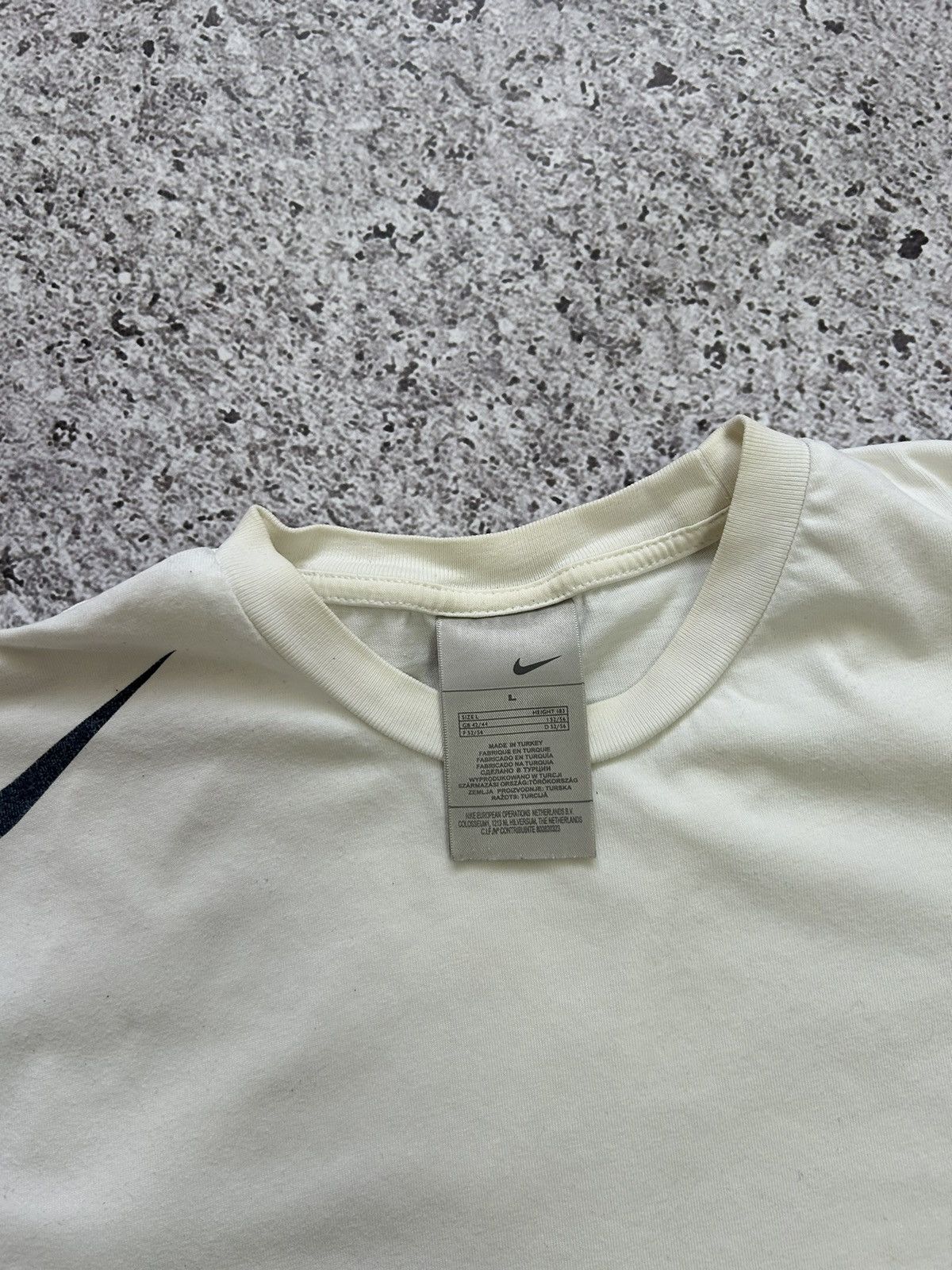 Nike × Vintage Vintage 90s Nike Swoosh Logo T-shirts Y2K Hype Size US L / EU 52-54 / 3 - 8 Thumbnail