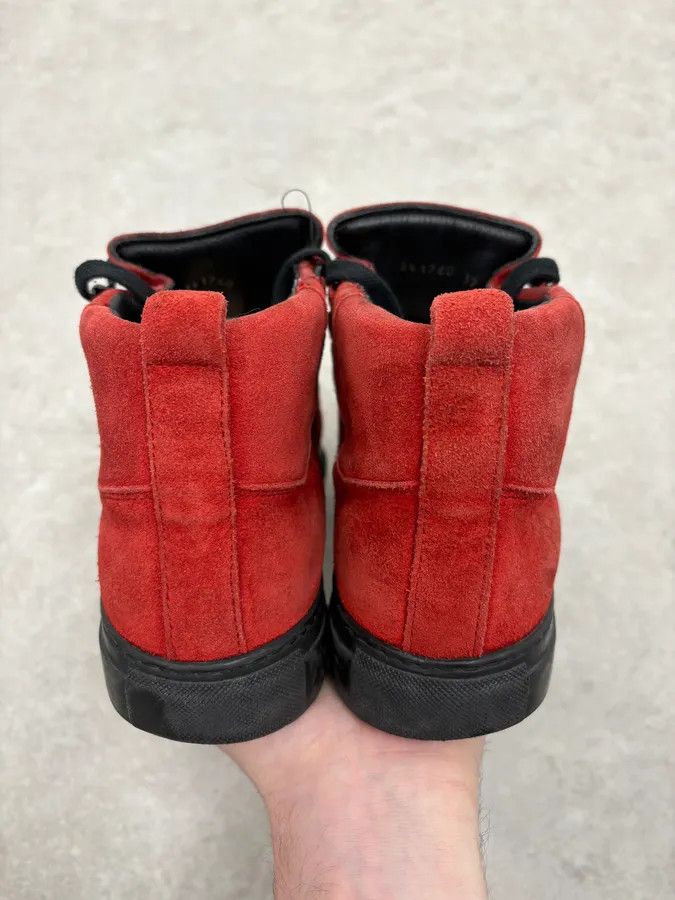 Balenciaga Balenciaga Arena Black & Red Suede Leather High Sneakers Size US 7.5 / EU 40-41 - 7 Thumbnail