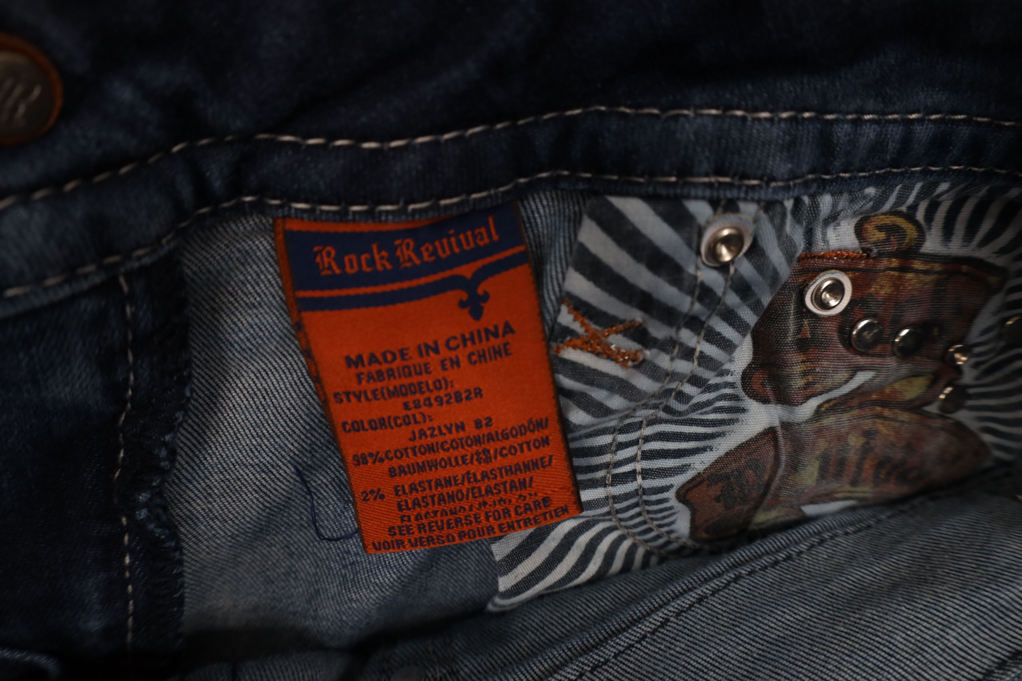 Rock Revival Rock Revival Stretch Jazlyn Bootcut Flared Denim Jeans Size 29" - 8 Thumbnail
