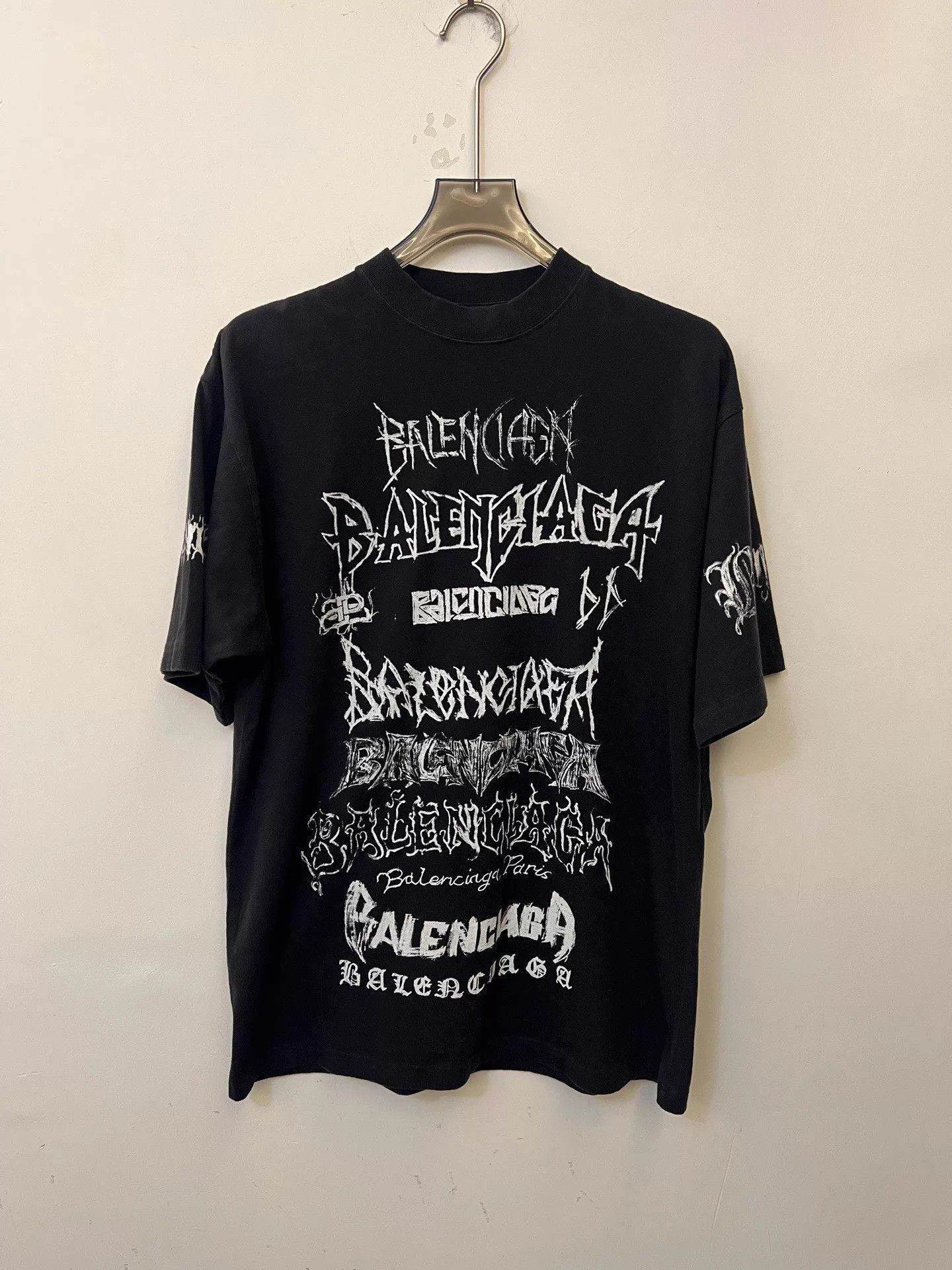 Balenciaga Balenciaga Garde Robe Black T Shirt | Grailed