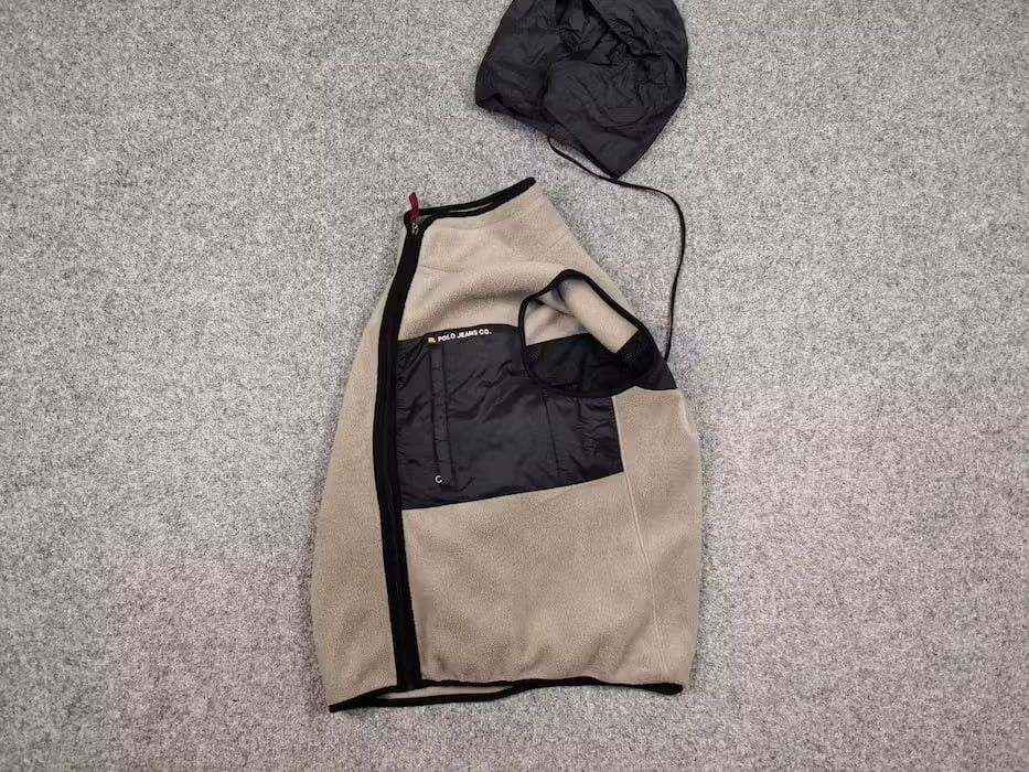 Polo Ralph Lauren Vintage 90's Ralph Lauren Polo Co Fleece Zip Removable Hood Size US S / EU 44-46 / 1 - 7 Thumbnail
