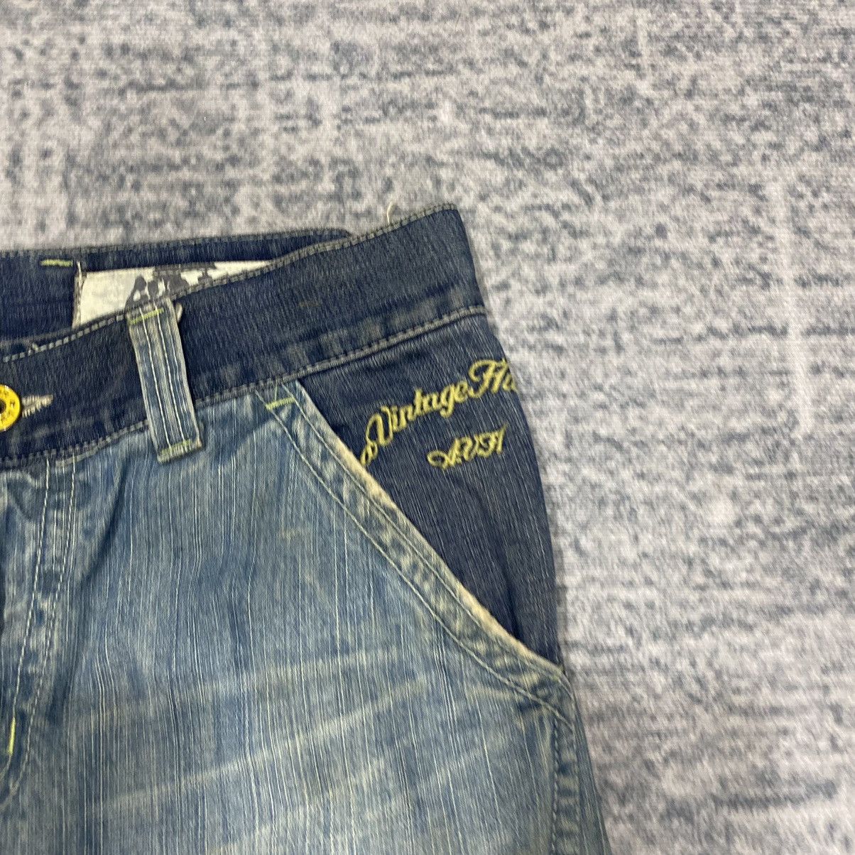 Hysteric Glamour Sick☠️ AVH Flare Cargo Jeans Baggy Loose Distressed 90s Size US 30 / EU 46 - 7 Thumbnail