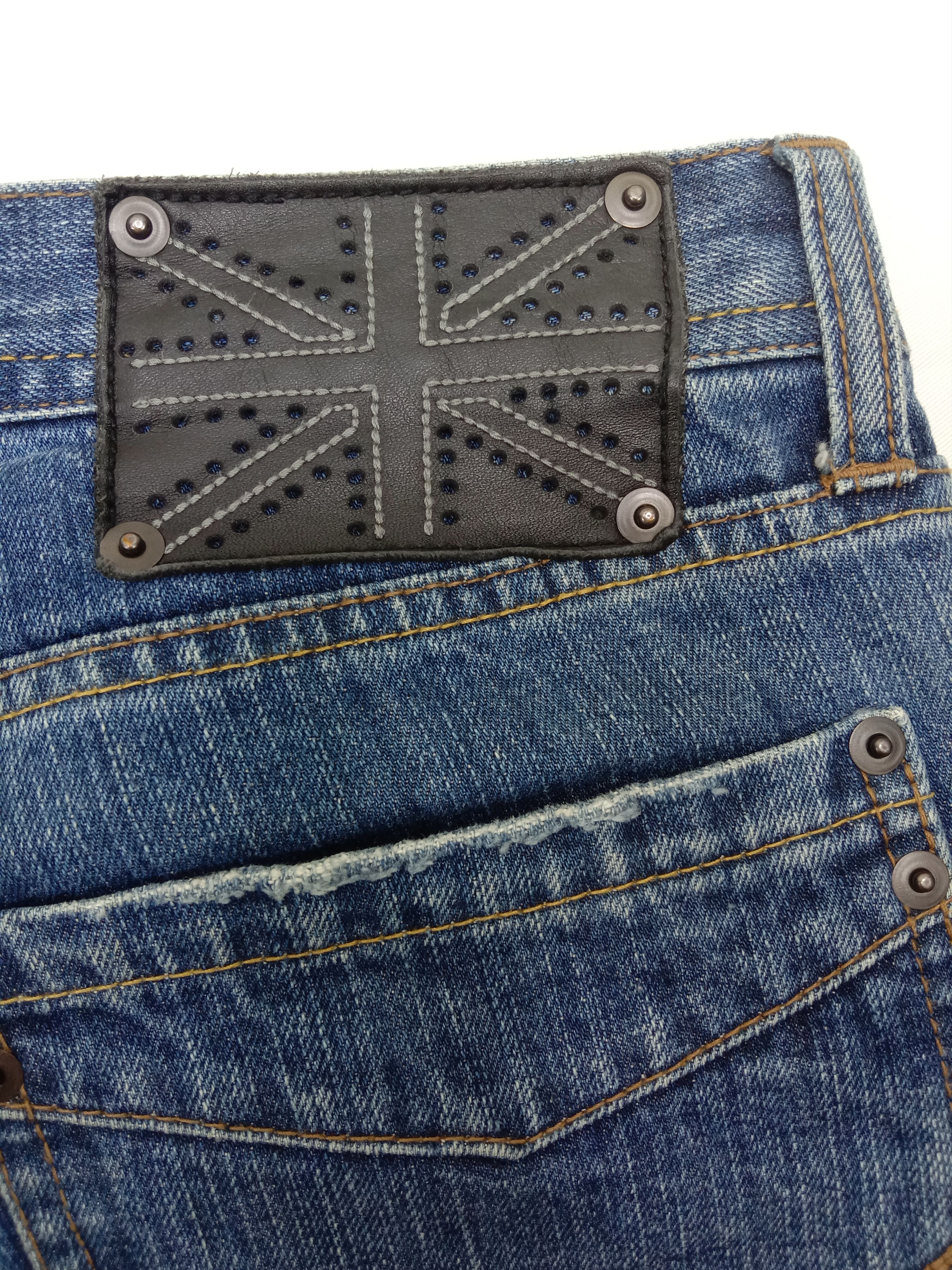 Japanese Brand Vintage Edge Rupert Multi Pocket Blue Wash Jeans Size US 33 - 11 Thumbnail
