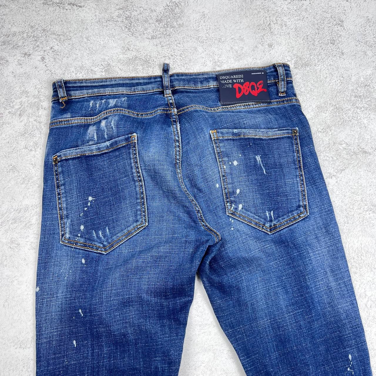Dsquared2 Dsquared2 Men’s Jeans Distressed Paint Splatter Size US 30 / EU 46 - 12 Thumbnail