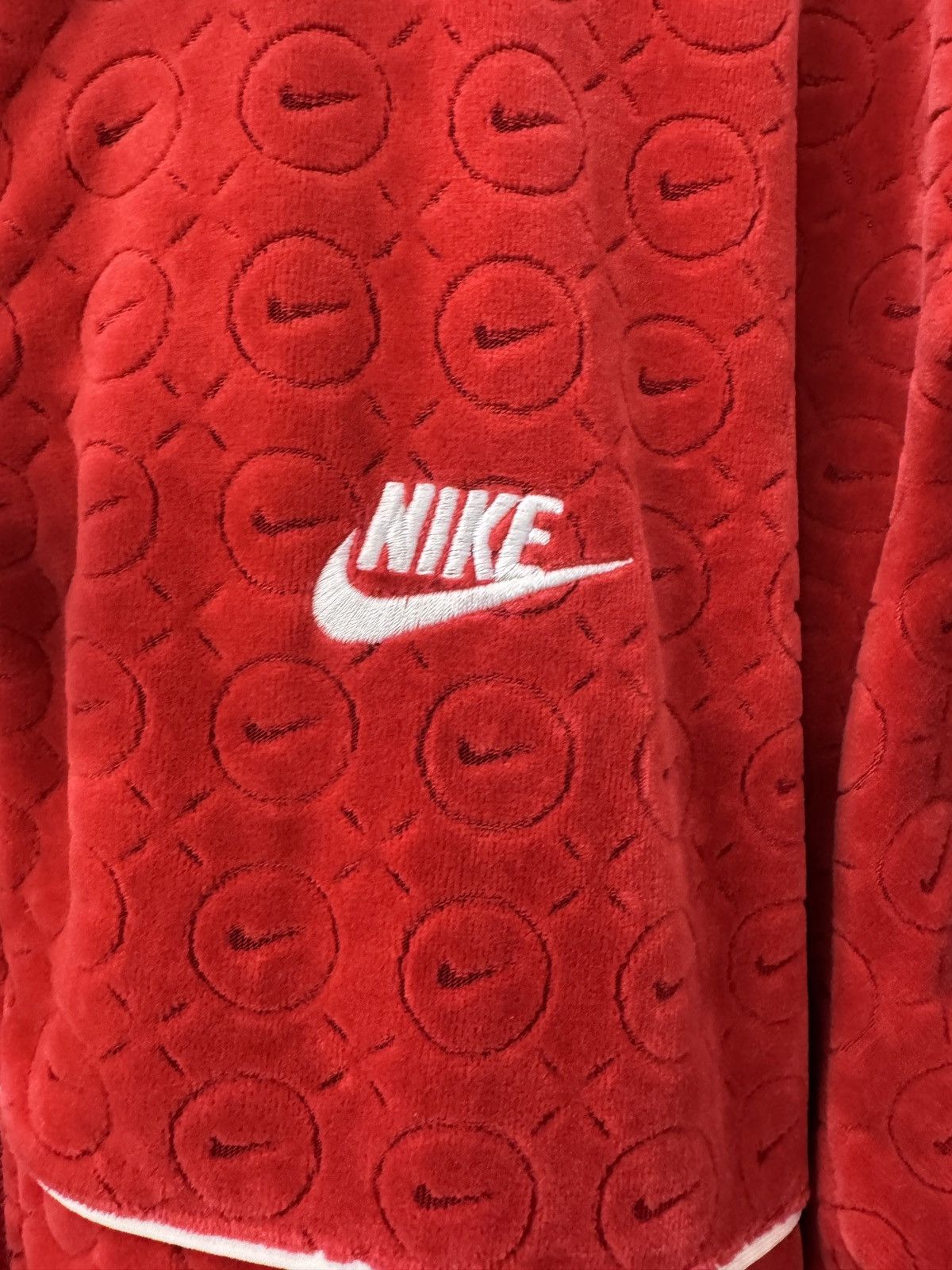 Nike × Supreme Supreme Nike Velour Track Jacket Size US XL / EU 56 / 4 - 2 Thumbnail