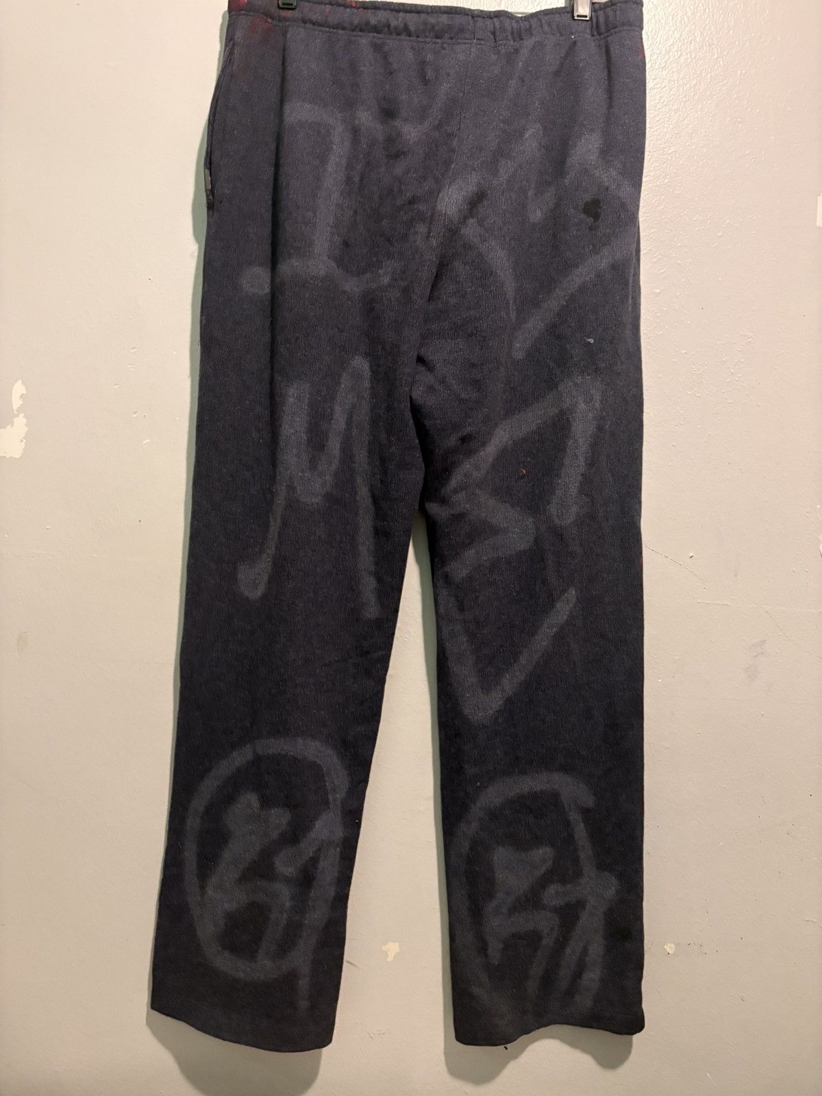Eddie Bauer R7PZI Custom — Eddie Bauer Sweatpants | Full Paint Abstract Size US 30 / EU 46 - 4 Thumbnail