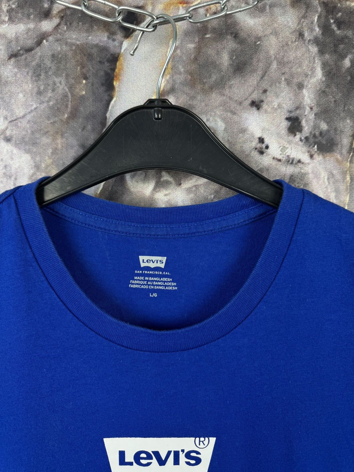 Levi's Men’s Levi’s Worldwide T-Shirt Blue Streetwear Size Large Size US L / EU 52-54 / 3 - 6 Thumbnail