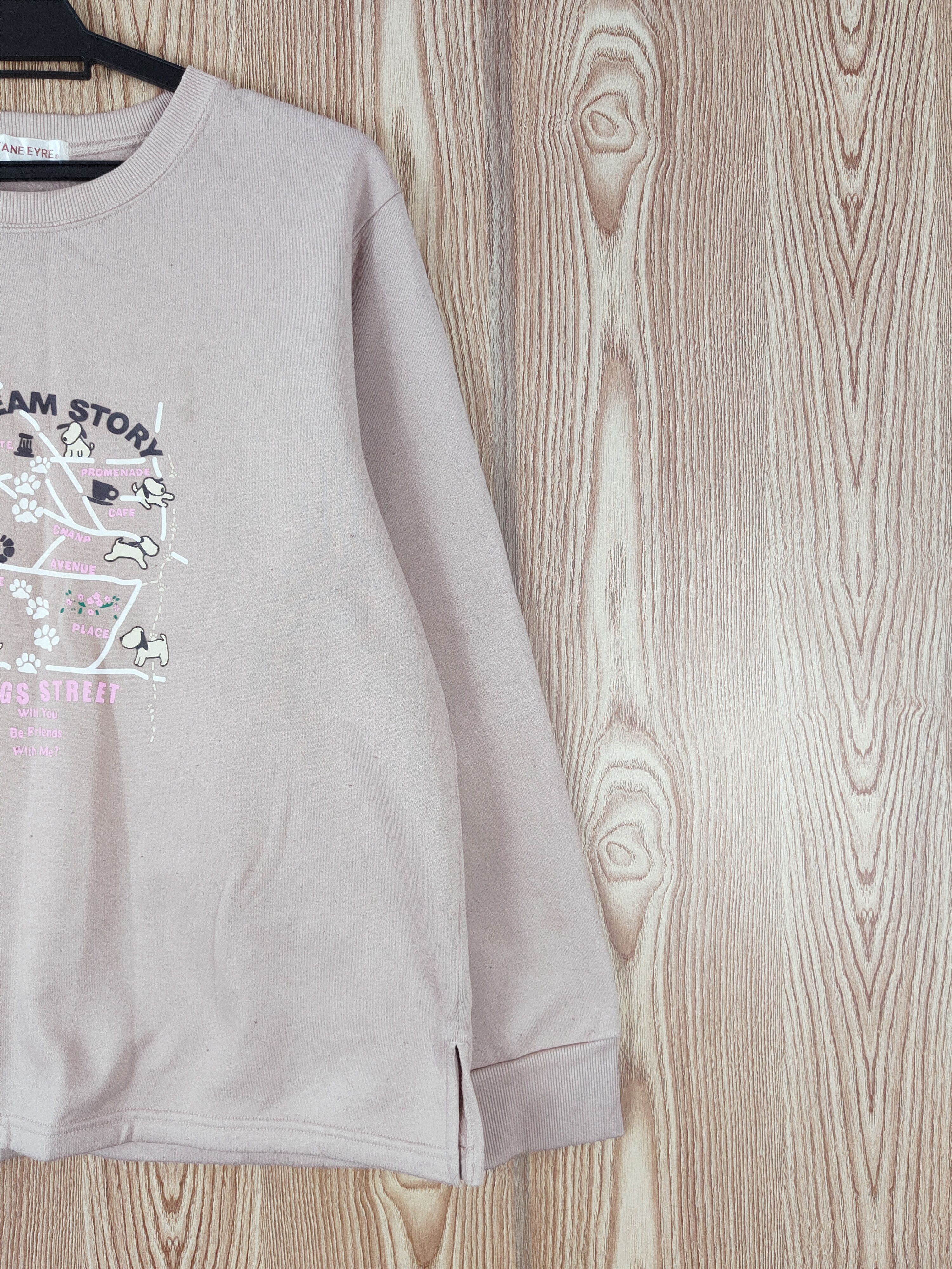 Japanese Brand × Vintage Vintage 💥 Jane Eyre Pink Sweatshirts Size M / US 6-8 / IT 42-44 - 6 Thumbnail