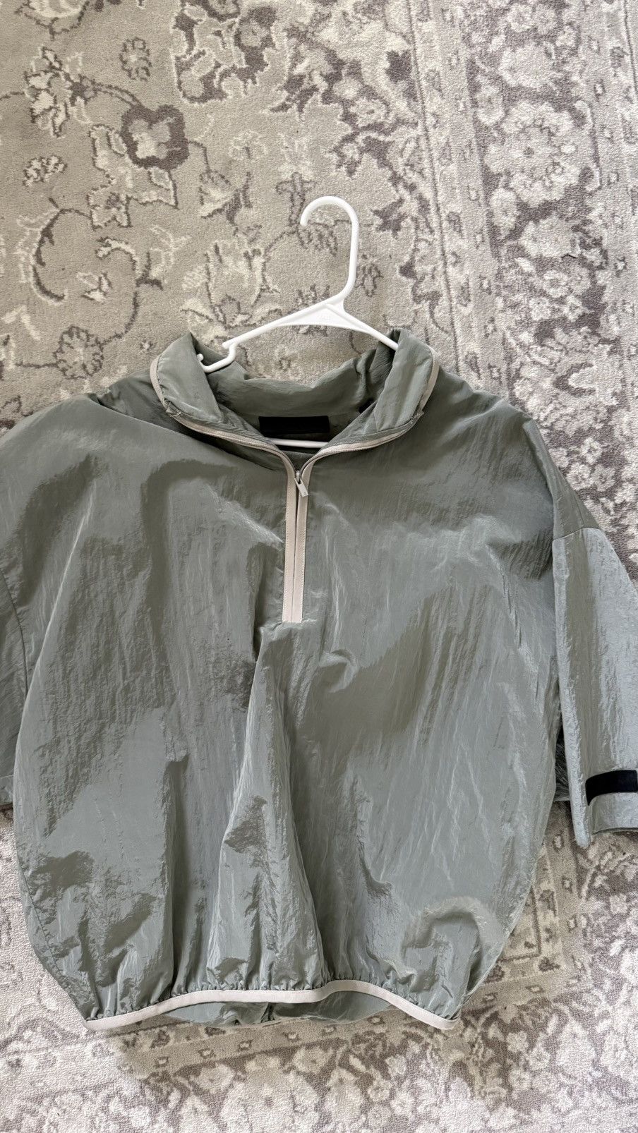Essentials Fear of God Essentials Nylon Half Zip Pullover Green M Size US M / EU 48-50 / 2 - 1 Thumbnail
