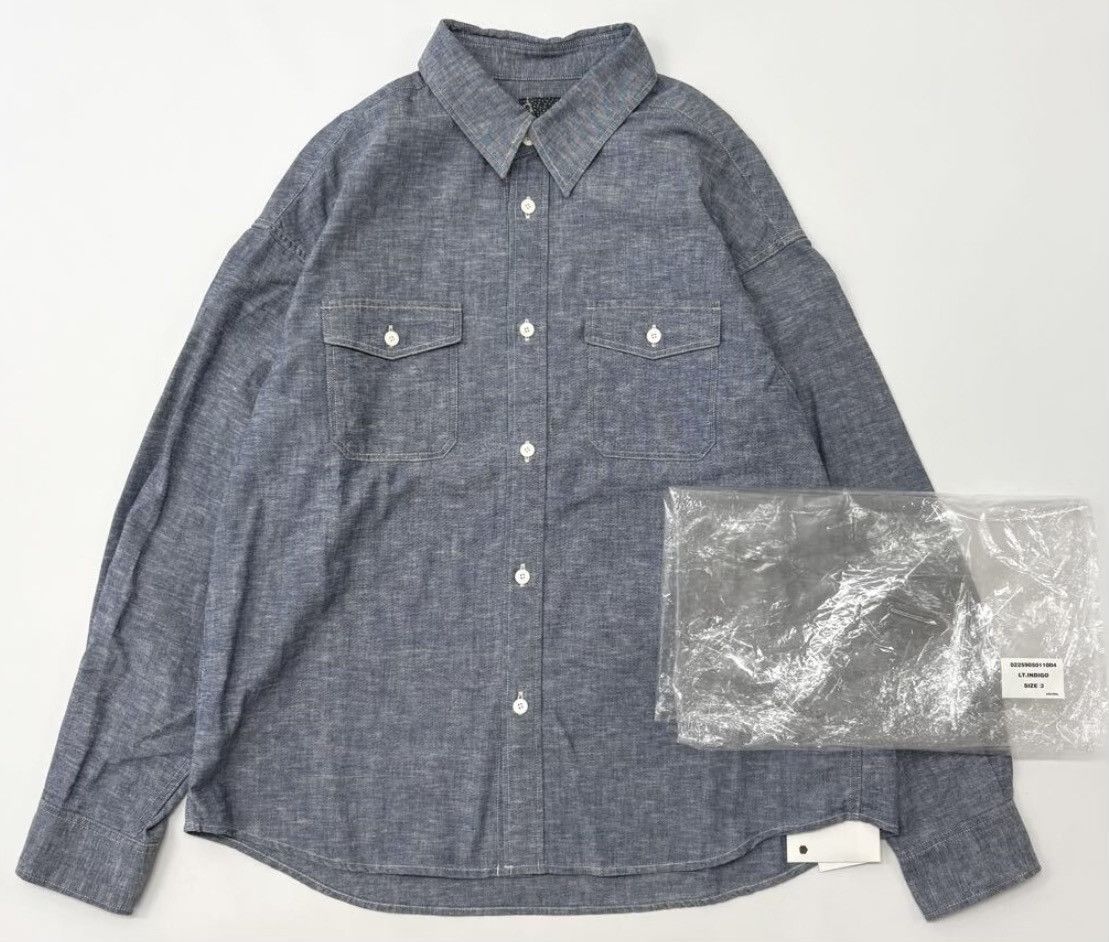 Visvim VISVIM 26SS LARRIKAN L/S CRASH Washed & Destroyed Navy 2,3