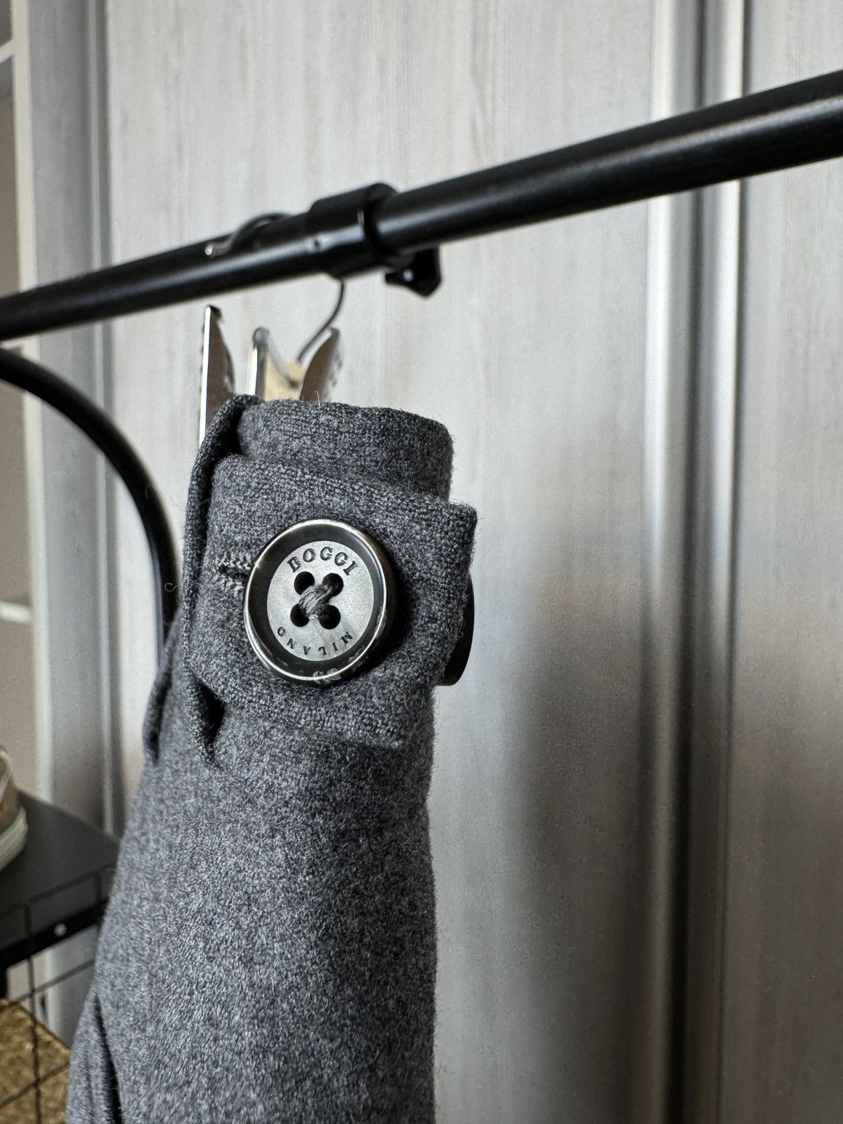 Boggi Boggi Milano made in Italy grey wool buckles classic pants Size US 36 / EU 52 - 10 Thumbnail