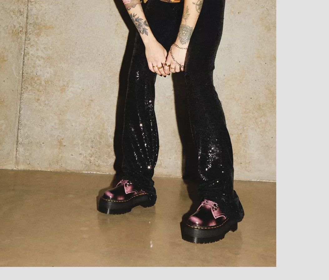 Dr. Martens JADON MAX DISTRESSED LEATHER PLATFORMS Size US 10 / IT 40 - 1 Thumbnail