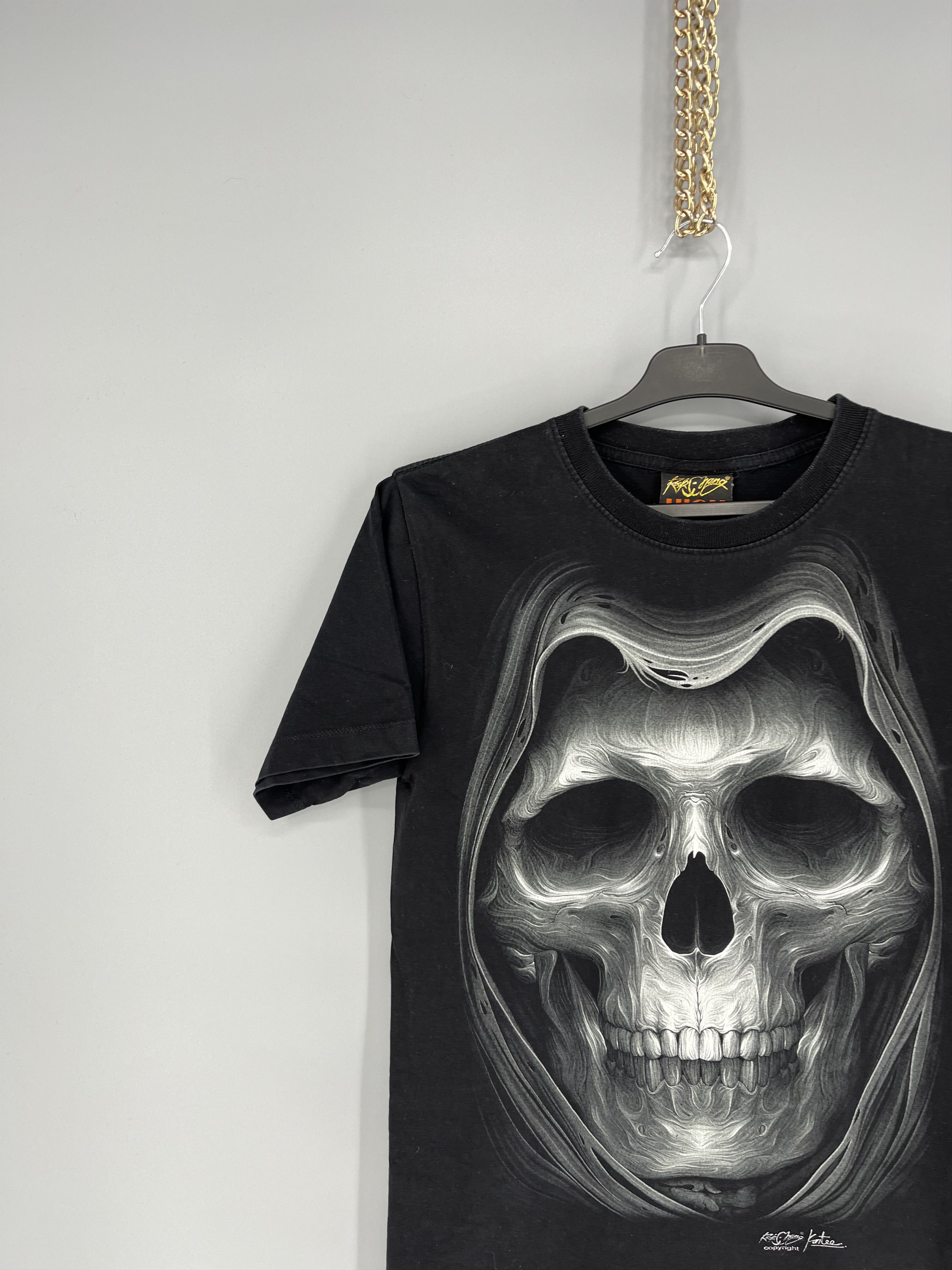 Band Tees Skulls Vintage Y2K Rock Metal Size XL Black Reverse Logo Size US S / EU 44-46 / 1 - 4 Thumbnail