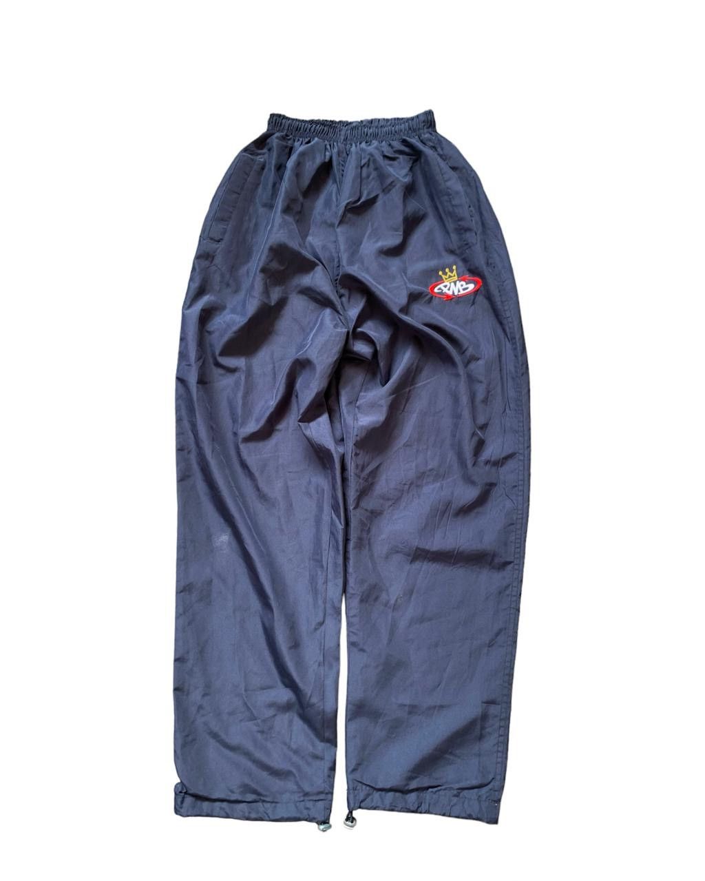 image of Fubu x Vintage Pnb Nations Nylon Hip Hop Skate Relaxed Pants in Navy, Men's (Size 26)