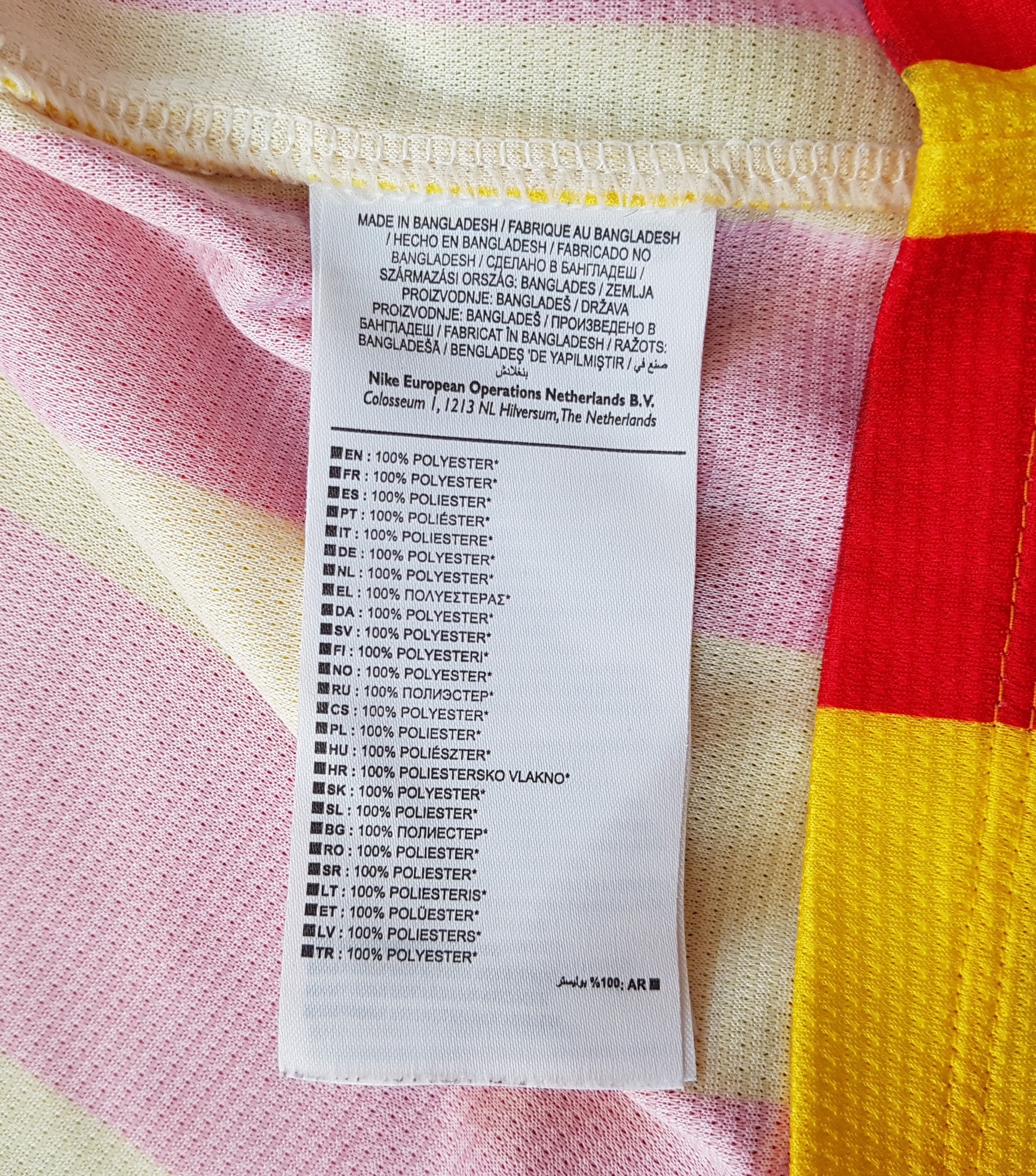 Nike Barcelona Catalan Kit 2013-14 Football Soccer Jersey