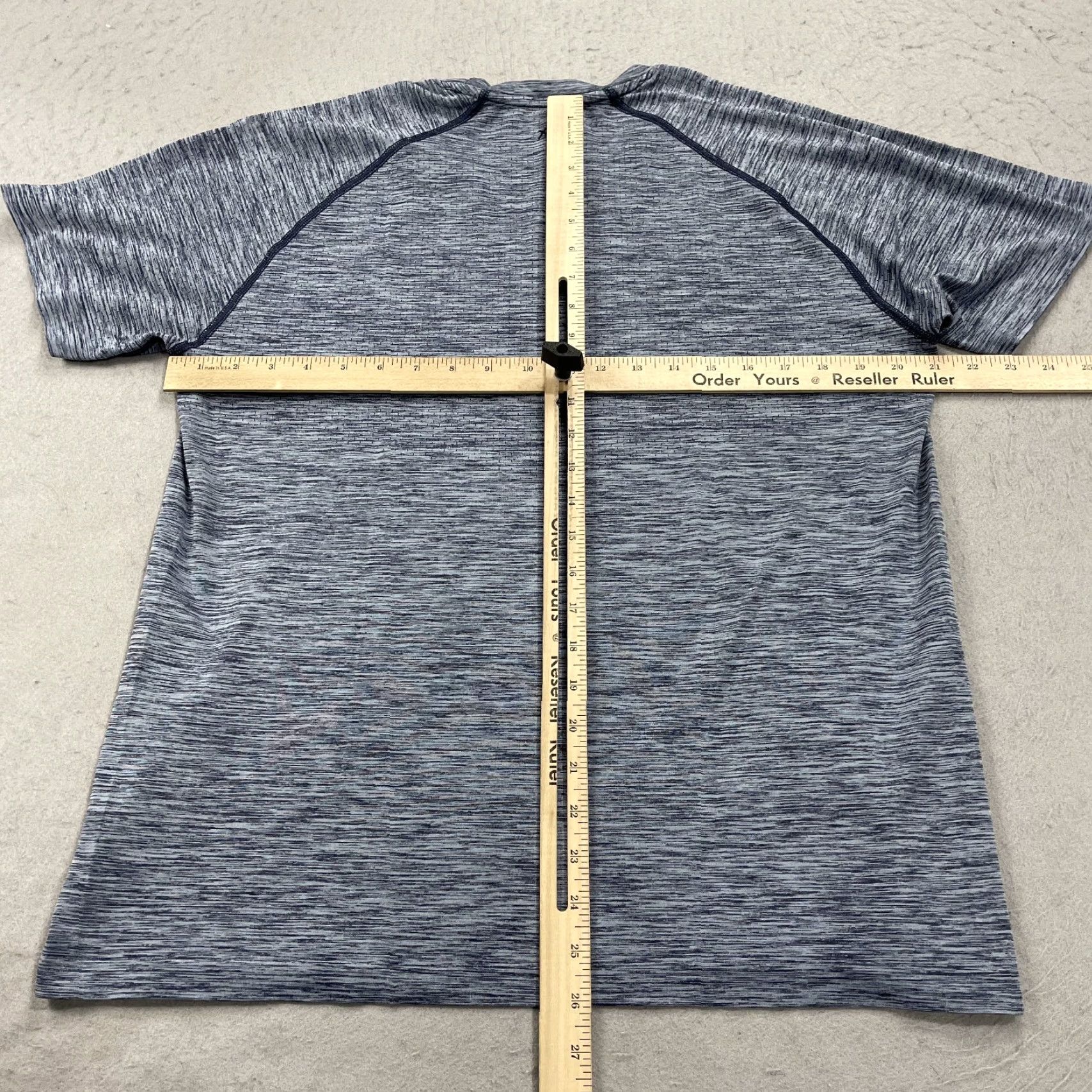 Rhone Rhone Shirt Mens L Blue Reign Heather Activewear Gym Tech Tee Stretch Size US L / EU 52-54 / 3 - 6 Thumbnail