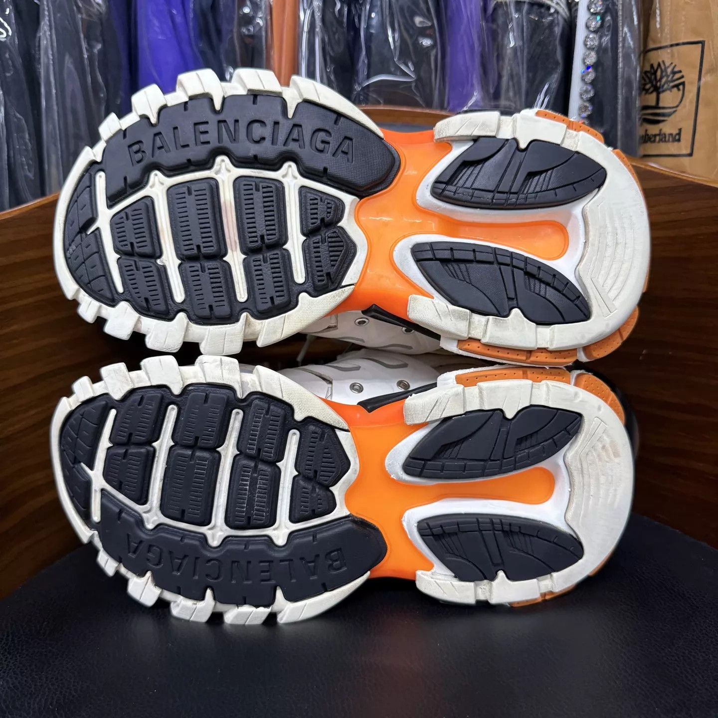 Balenciaga Balenciaga Track White/Orange 37 Excellent Condition Size US 6.5 / IT 36.5 - 8 Thumbnail
