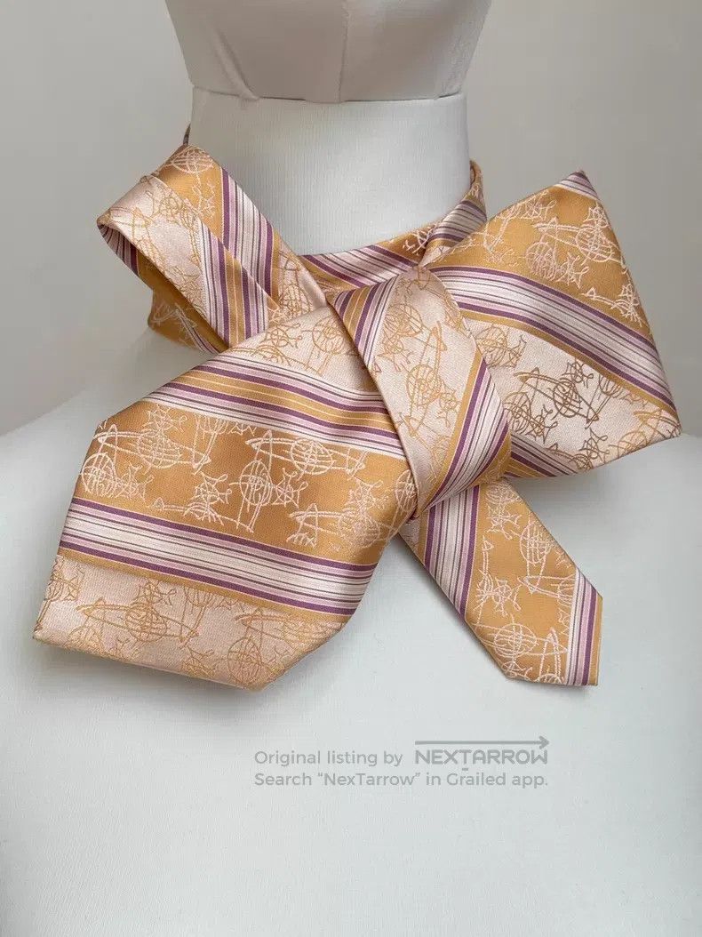 Vivienne Westwood Vivienne Westwood All-over printed logo tie Size ONE SIZE - 2 Thumbnail