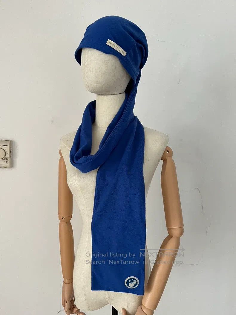 Fotus fotus Blue scarf, hat, irregular Size ONE SIZE - 4 Thumbnail