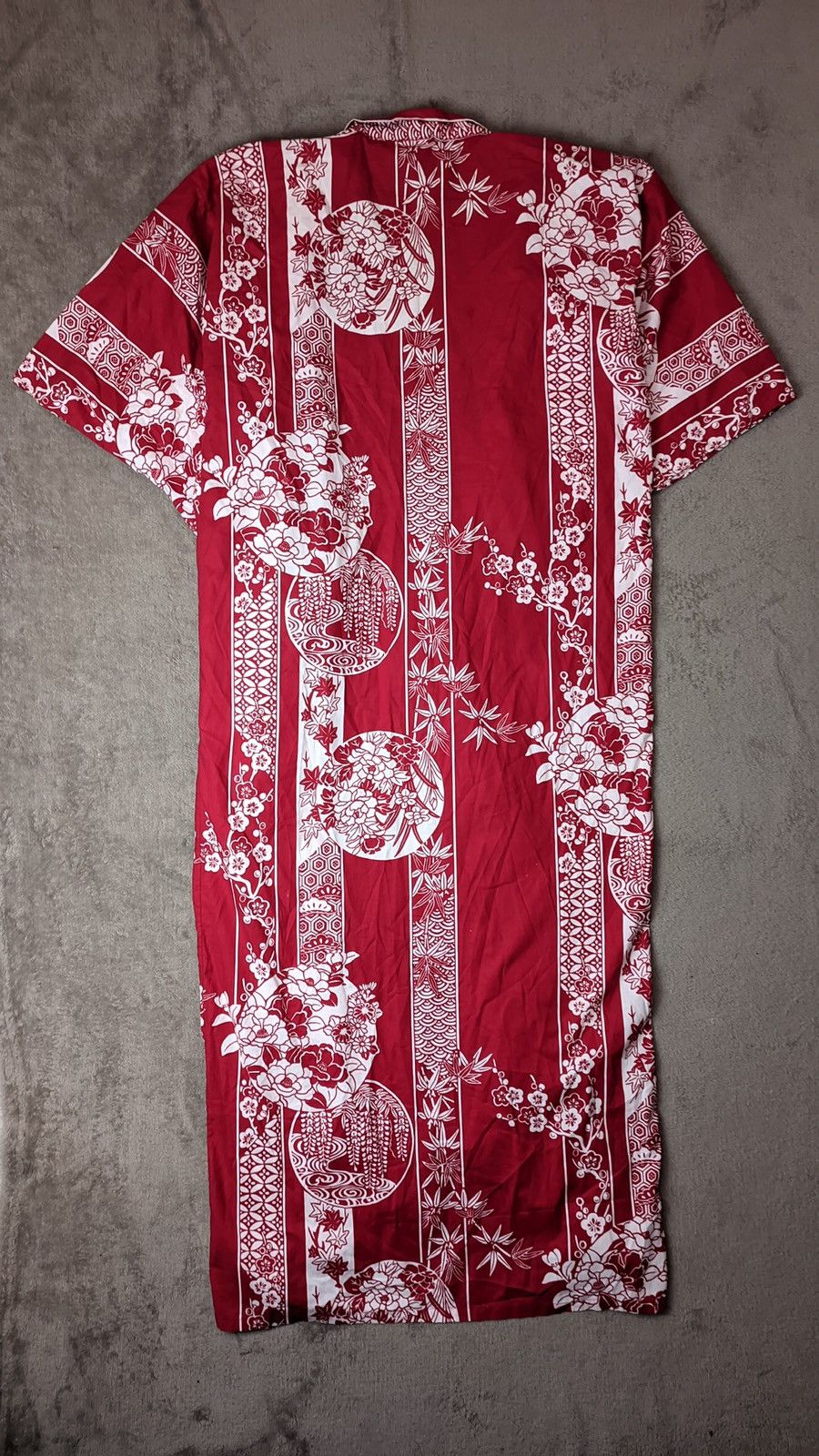 20471120 Rare🔥 Vintage Kimono Lotus Printed made in Japan Size US M / EU 48-50 / 2 - 3 Thumbnail