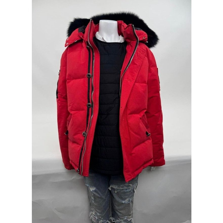 Moose Knuckles Men's Moose Knuckles Red Puffer Down Jacket Size XL Size US XL / EU 56 / 4 - 11 Thumbnail