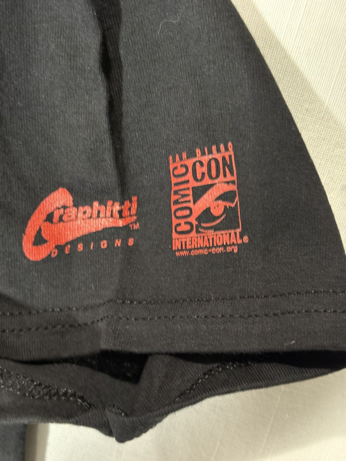 Hanes San Diego 2016 Comic-Con Black Short Sleeve Tee Hanes Small Size S / US 4 / IT 40 - 4 Thumbnail