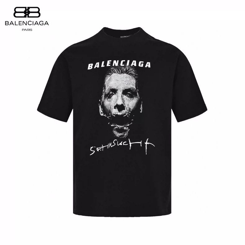 Balenciaga Balenciaga Short Sleeve T-Shirt with Print- DMC Size US M / EU 48-50 / 2 - 1 Thumbnail