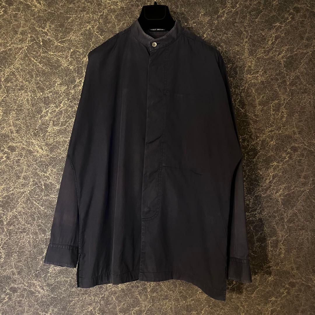 Issey Miyake 1991AW Issey Miyake Band Collar Shirt Size US L / EU 52-54 / 3 - 1 Thumbnail