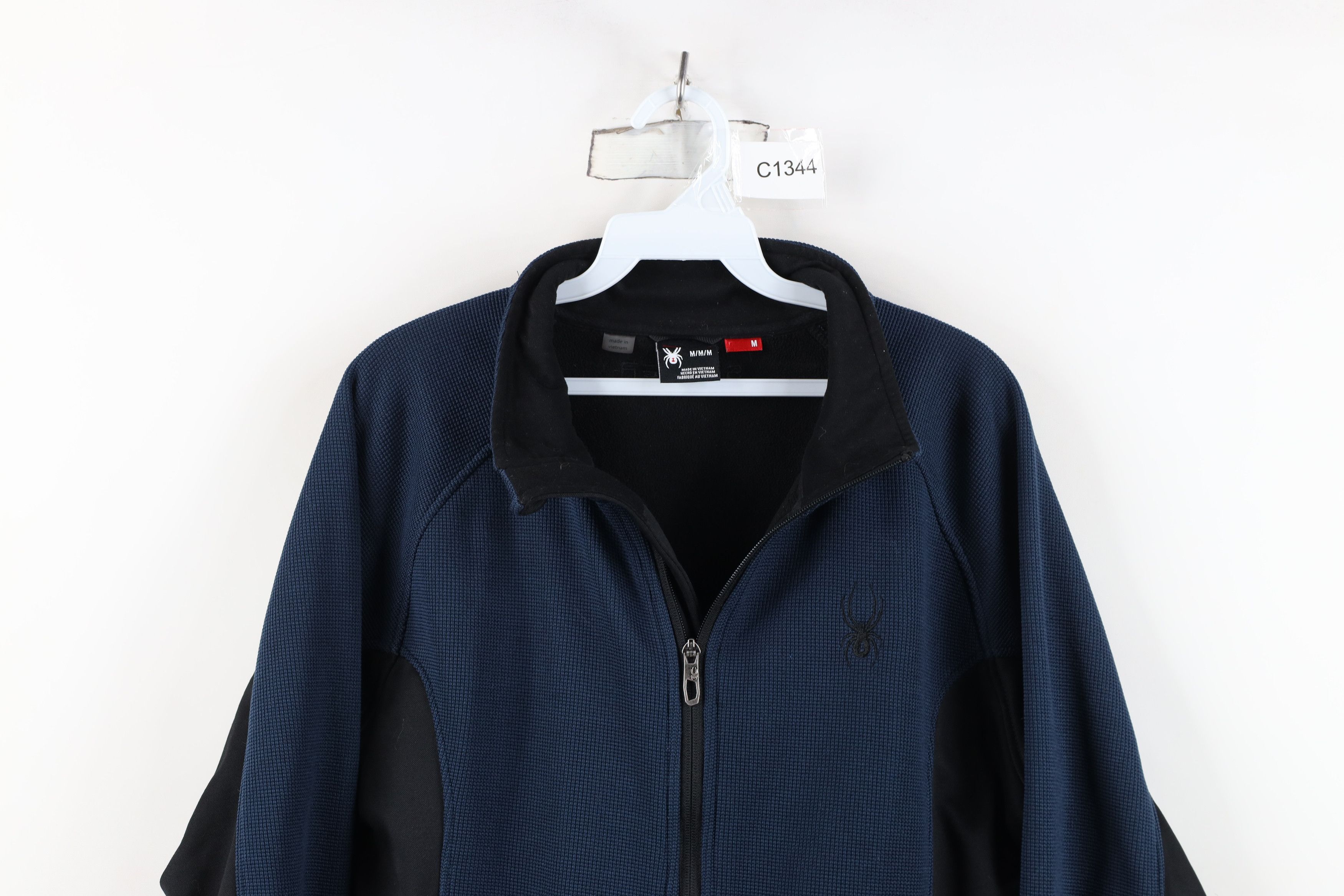 Spyder Spyder Color Block Thermal Knit Frontier Sweater Jacket Blue Size US M / EU 48-50 / 2 - 2 Thumbnail