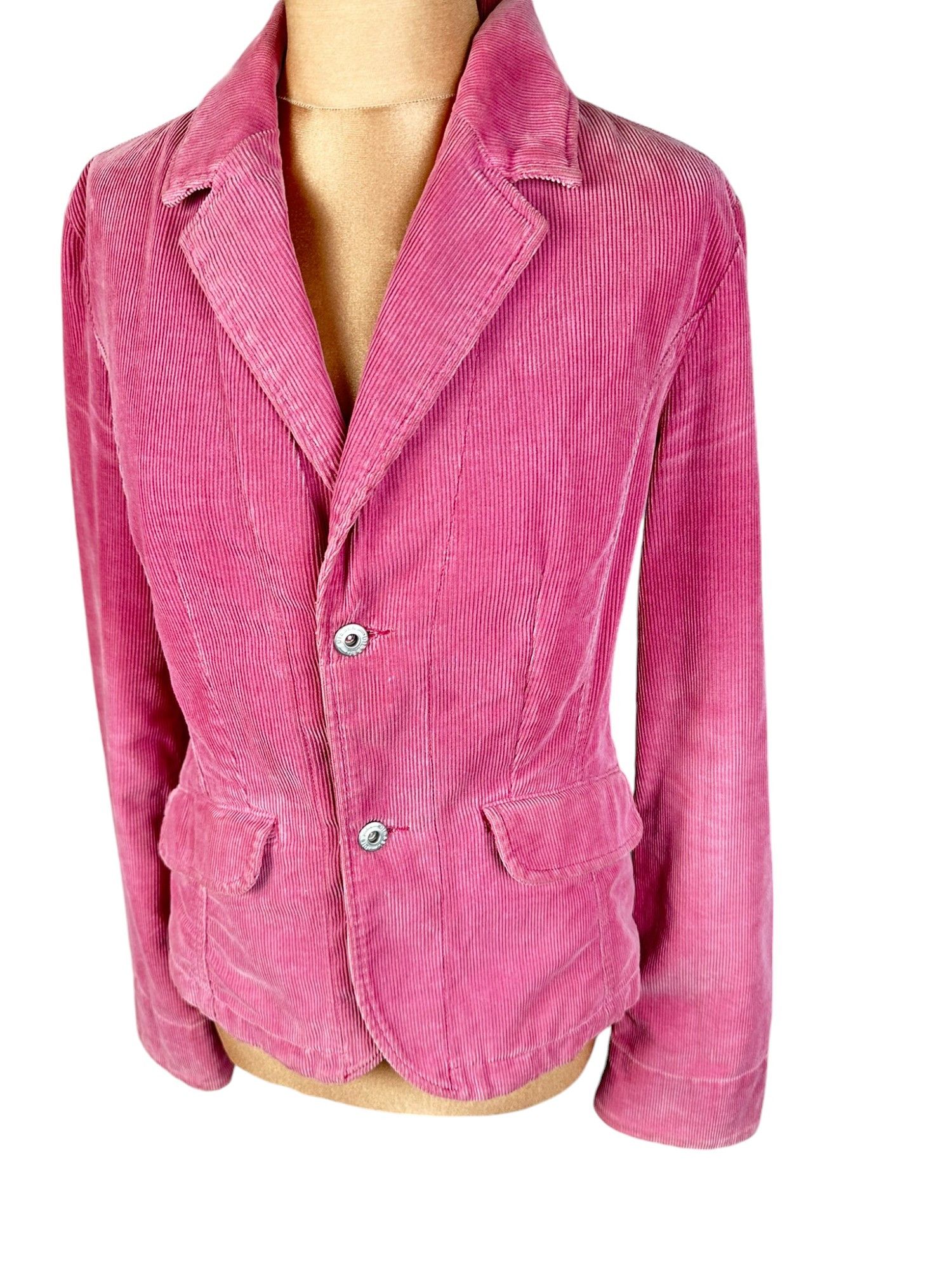 Designer × Diesel × Vintage Vintage Y2k Diesel Corduroy Elegant Oldmoney Blazer Size L / US 10 / IT 46 - 3 Thumbnail