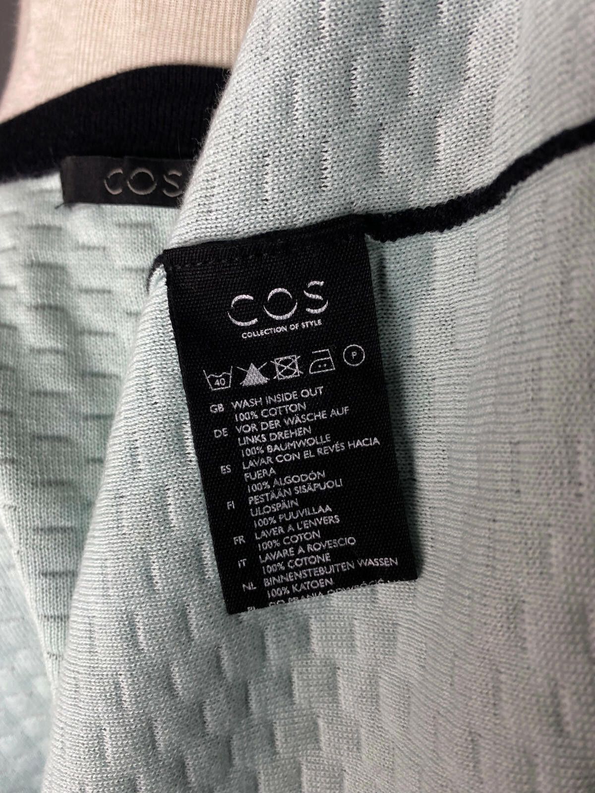 Cos Cos Black Cotton Crew Polka Dot Cardigan Sweater Size M Size M / US 6-8 / IT 42-44 - 10 Thumbnail