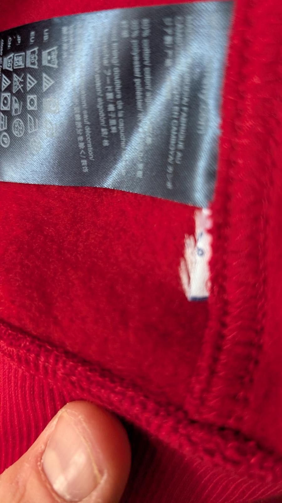 Tommy Hilfiger Tommy Hilfiger Men’s Full Zip Hoodie Red Fleece Size XXL Size US XXL / EU 58 / 5 - 8 Thumbnail