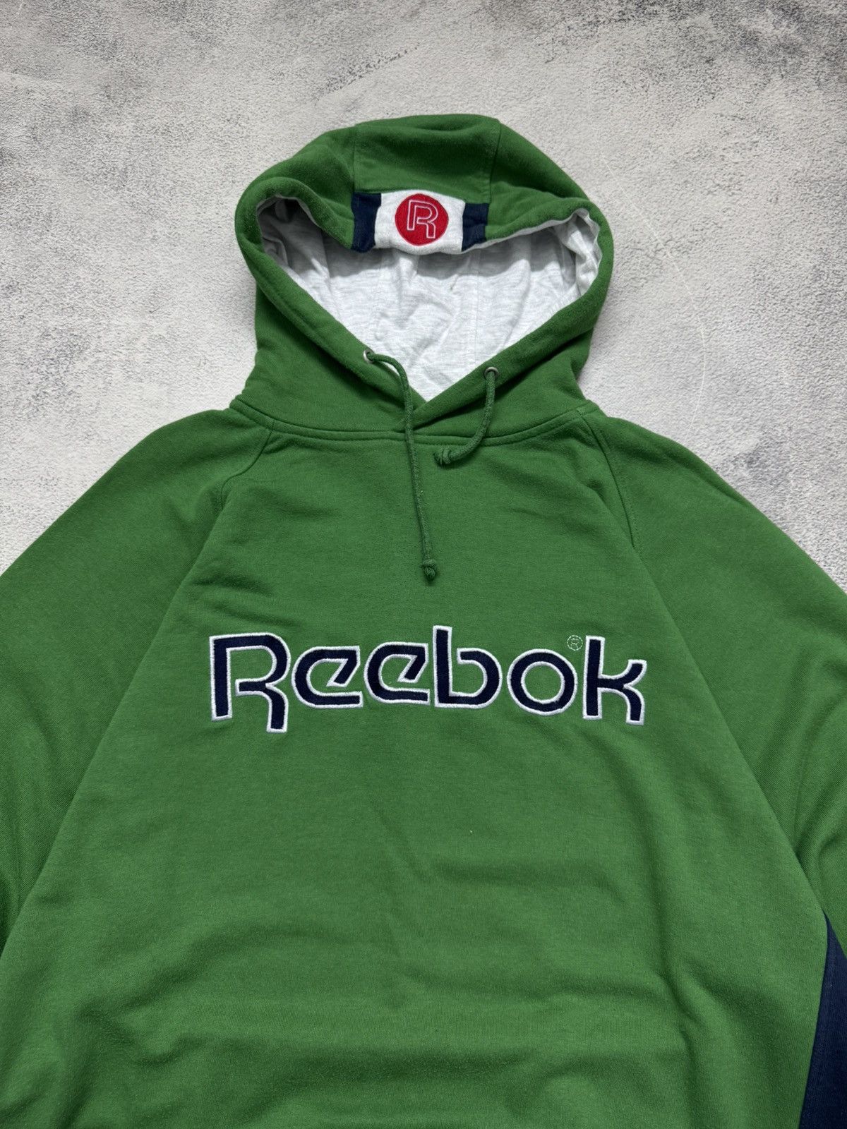 Reebok Vintage Y2k Reebok Big Logo Hoodie 00’s Size US XXL / EU 58 / 5 - 2 Thumbnail