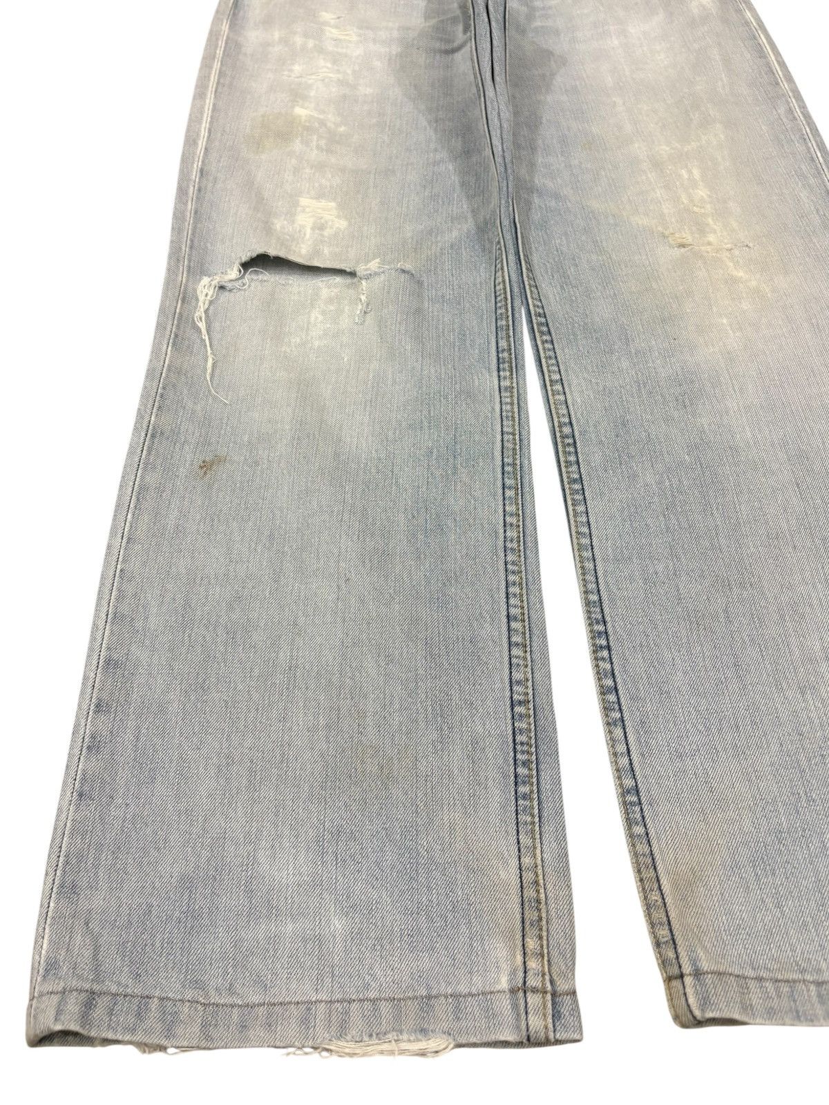 Levi's Vintage 90s Levi’s 502 Distressed Baggy Jeans Size US 32 / EU 48 - 6 Thumbnail