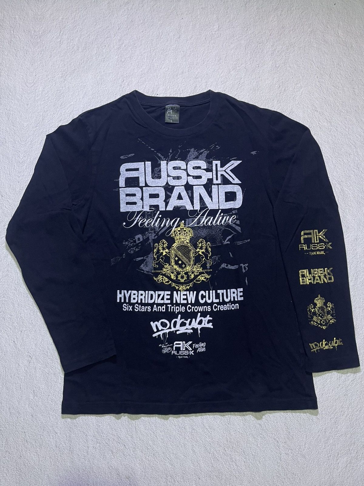 Hysteric Glamour VTG Y2K RUSS.K long sleeve tshirt Size US M / EU 48-50 / 2 - 1 Thumbnail
