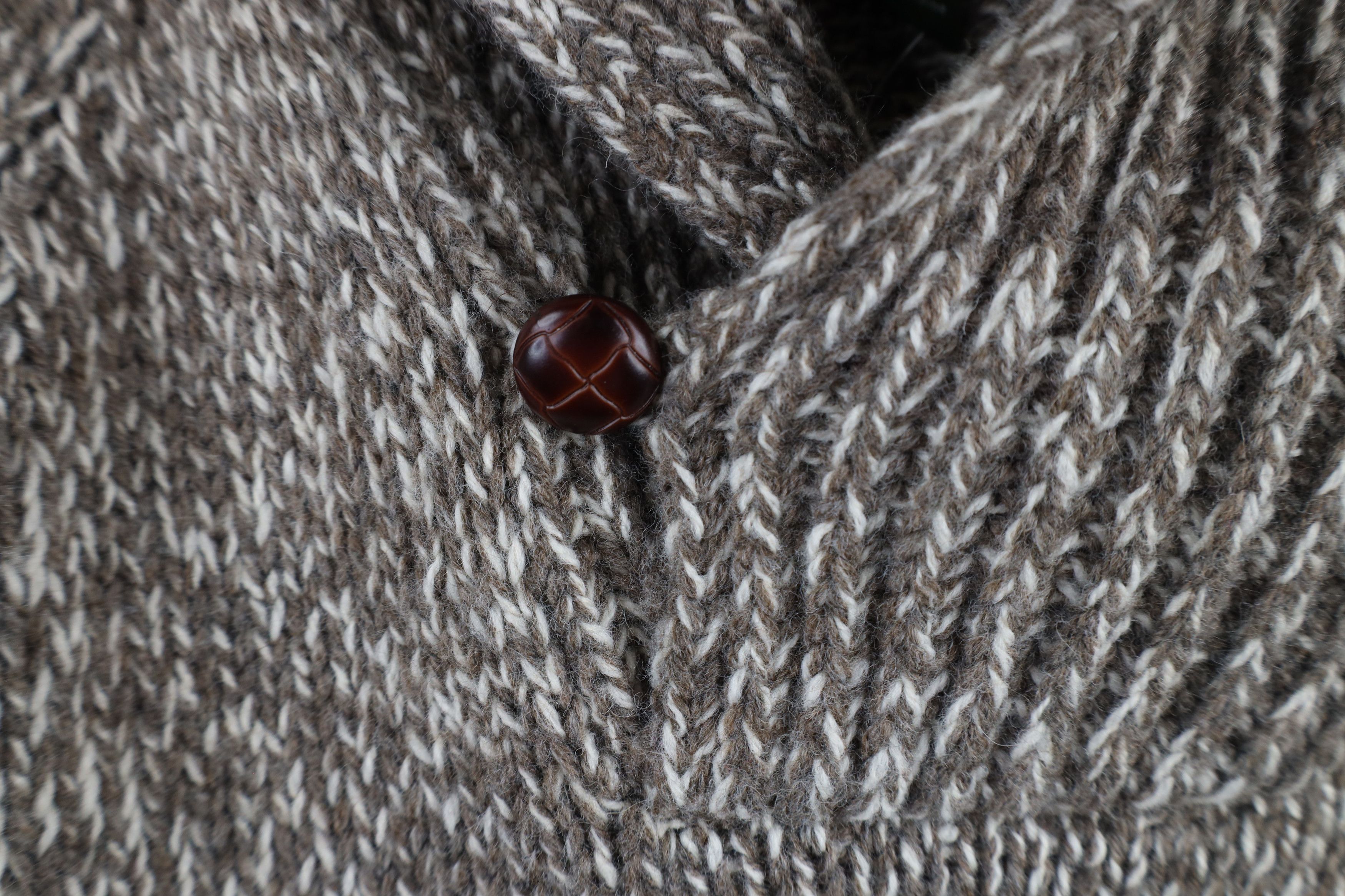 Eddie Bauer × Vintage Deadstock Vintage Eddie Bauer Wool Blend Knit Shawl Sweater Size US L / EU 52-54 / 3 - 8 Thumbnail