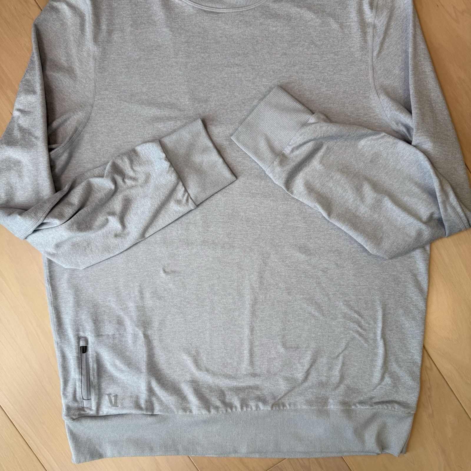 Vuori Vuori Ponto Performance Crew Large Gray Lightweight Pullover Size US L / EU 52-54 / 3 - 6 Thumbnail