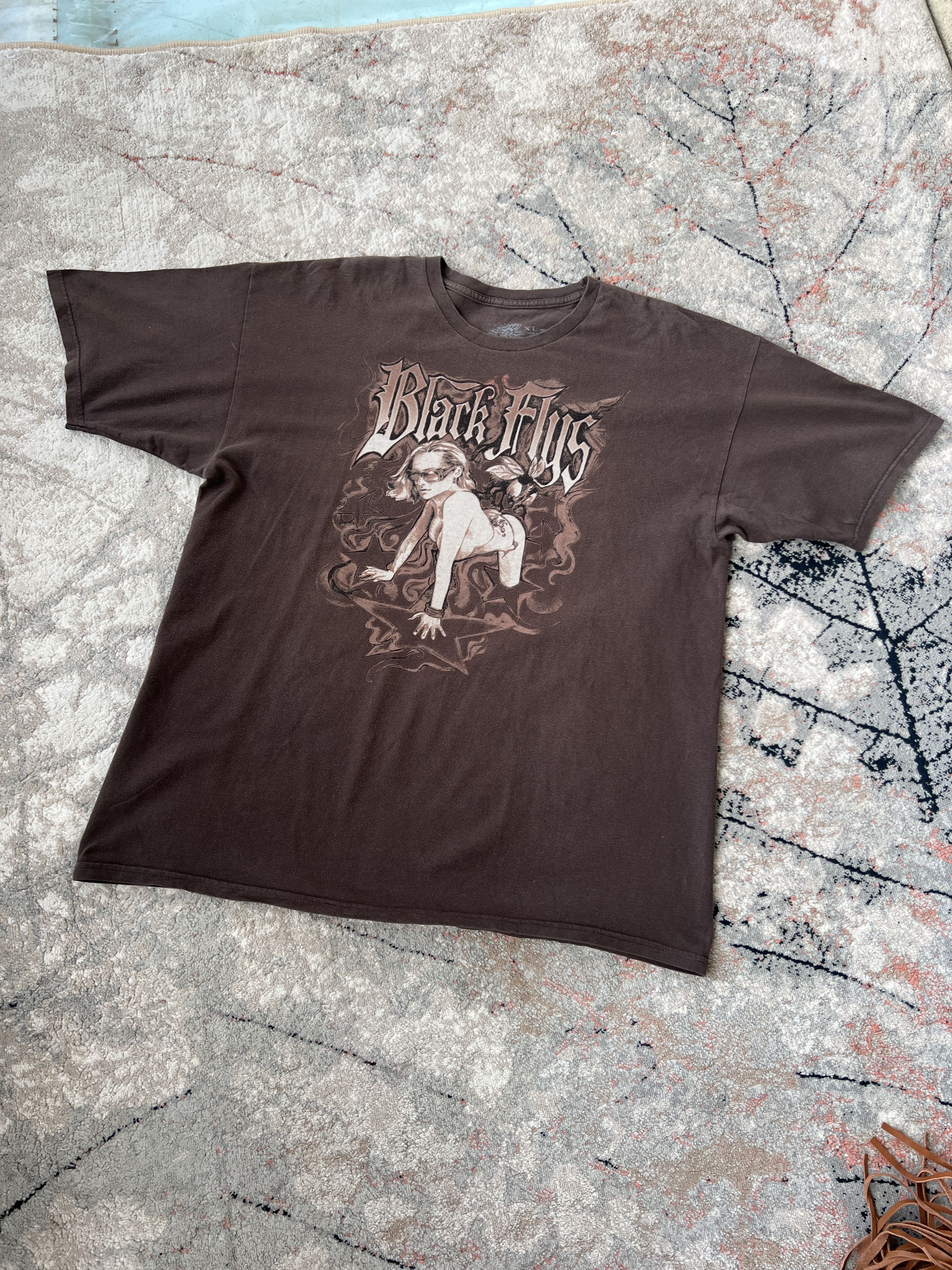 Other Black Flys Vintage Tee Size US XL / EU 56 / 4 - 1 Thumbnail