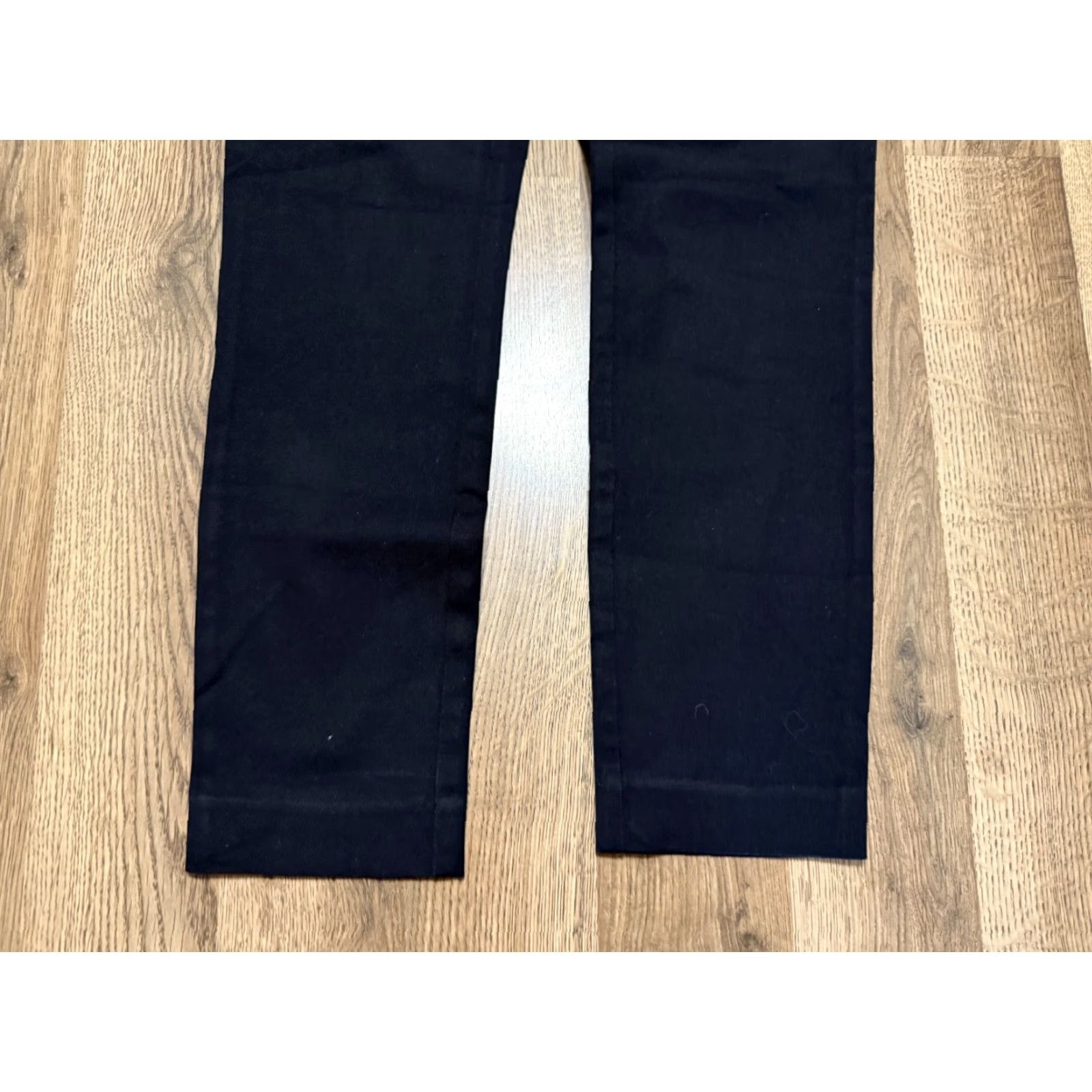Ann Taylor LOFT Pants Women Size 2 Black Skinny Ankle Flat Front Casual Pants - Regular Inseam 26 in Size 26" / US 2 / IT 38 - 3 Thumbnail