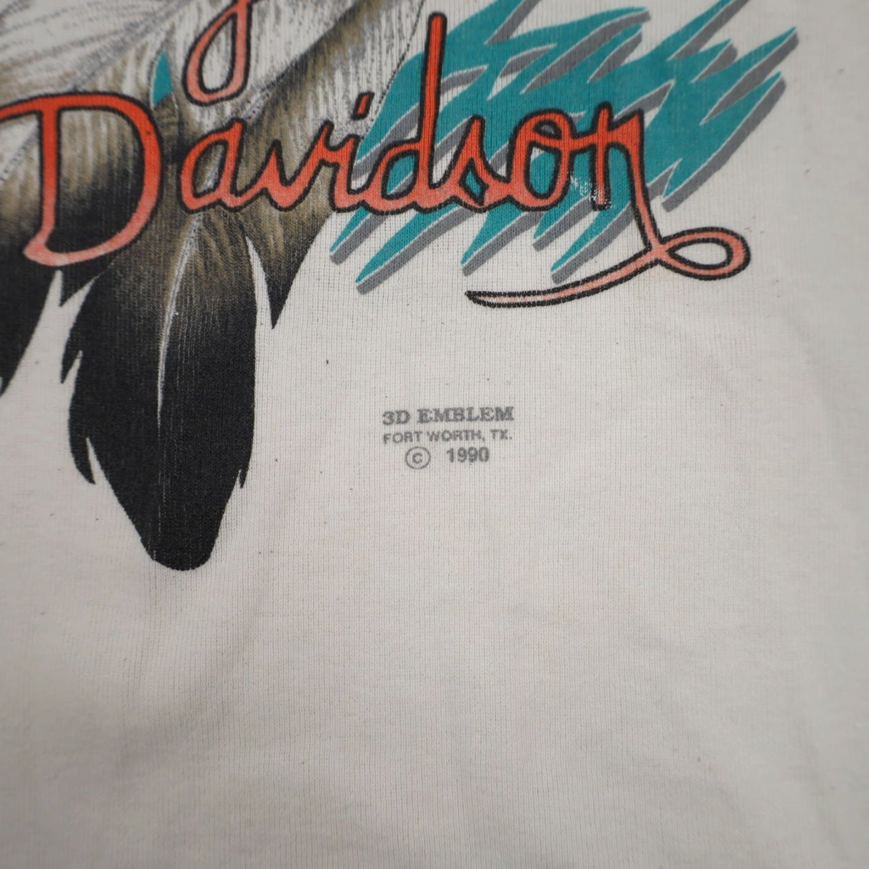 Harley Davidson VINTAGE Harley-Davidson Tank Top Womens XL White Lace Trim 3D Emblem Shirt Size XL / US 12-14 / IT 48-50 - 3 Thumbnail