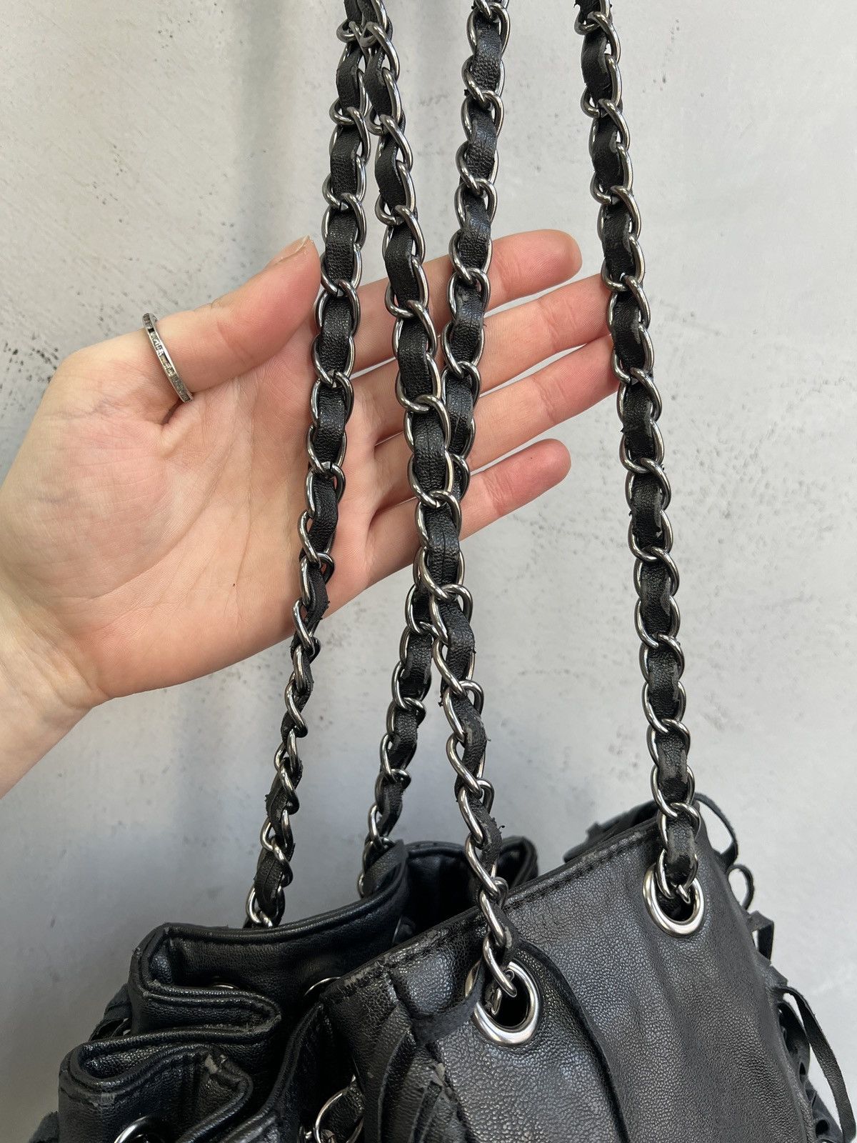 KMRii Western kmrii style leather gothic leather bag shoulder y2k Size ONE SIZE - 12 Thumbnail