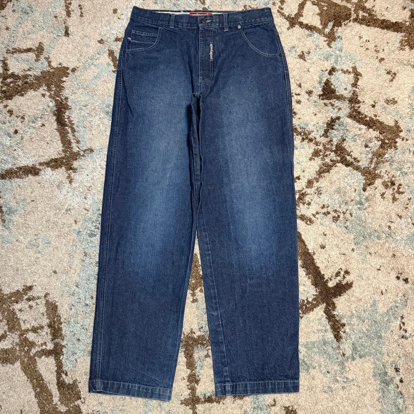 Pelle Pelle Vintage Pelle Pelle Baggy Jeans Size 36x33 90s Y2K Size US 36 / EU 52 - 2 Thumbnail