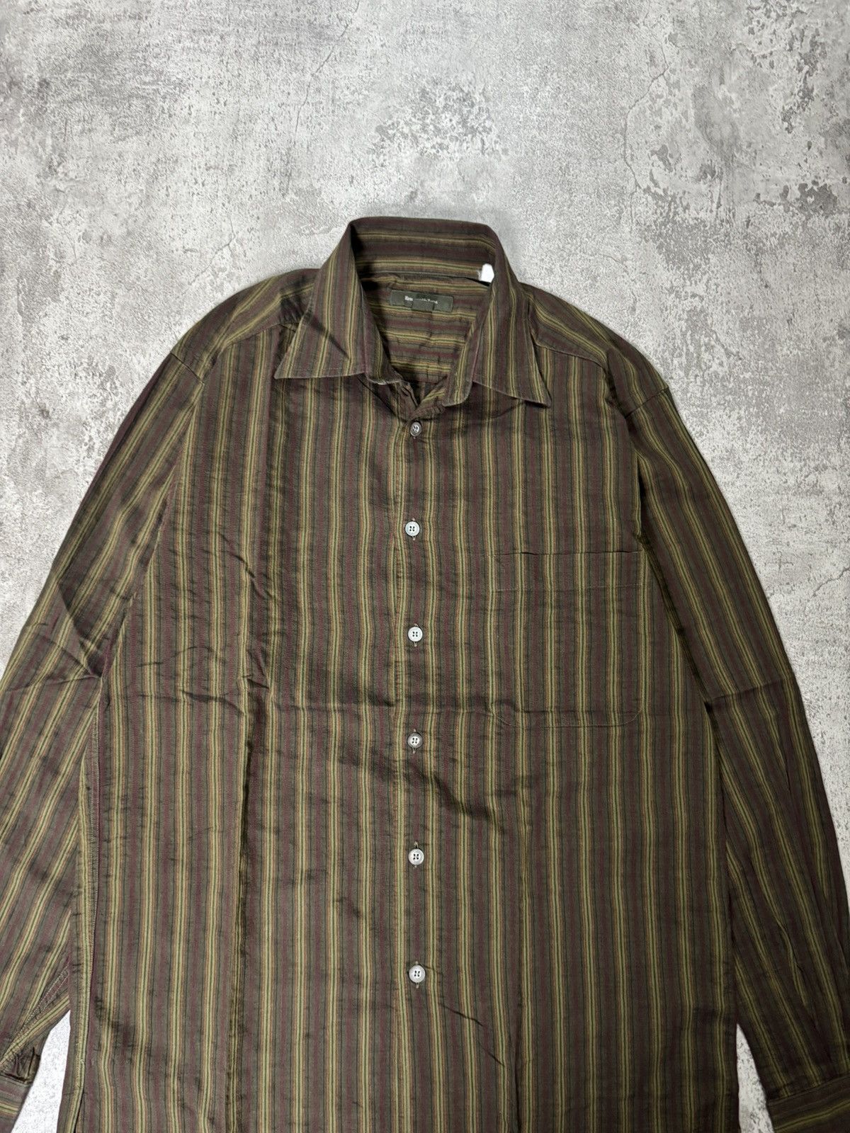 Ermenegildo Zegna ERMENEGILDO ZEGNA MOTIF STRIPED LONGSLEVE Size US M / EU 48-50 / 2 - 2 Thumbnail